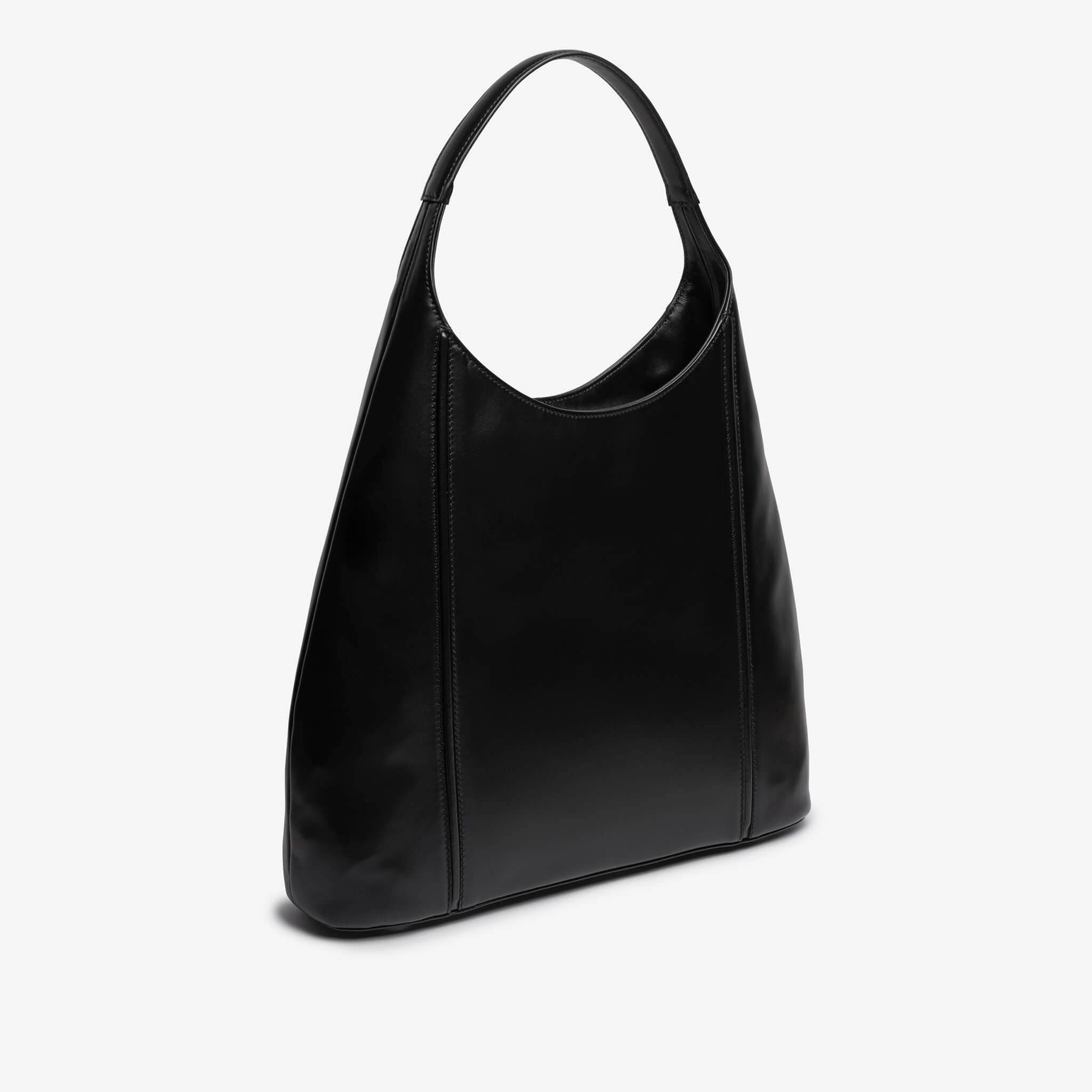 Lola | Borsa a spalla in pelle liscia cuoio