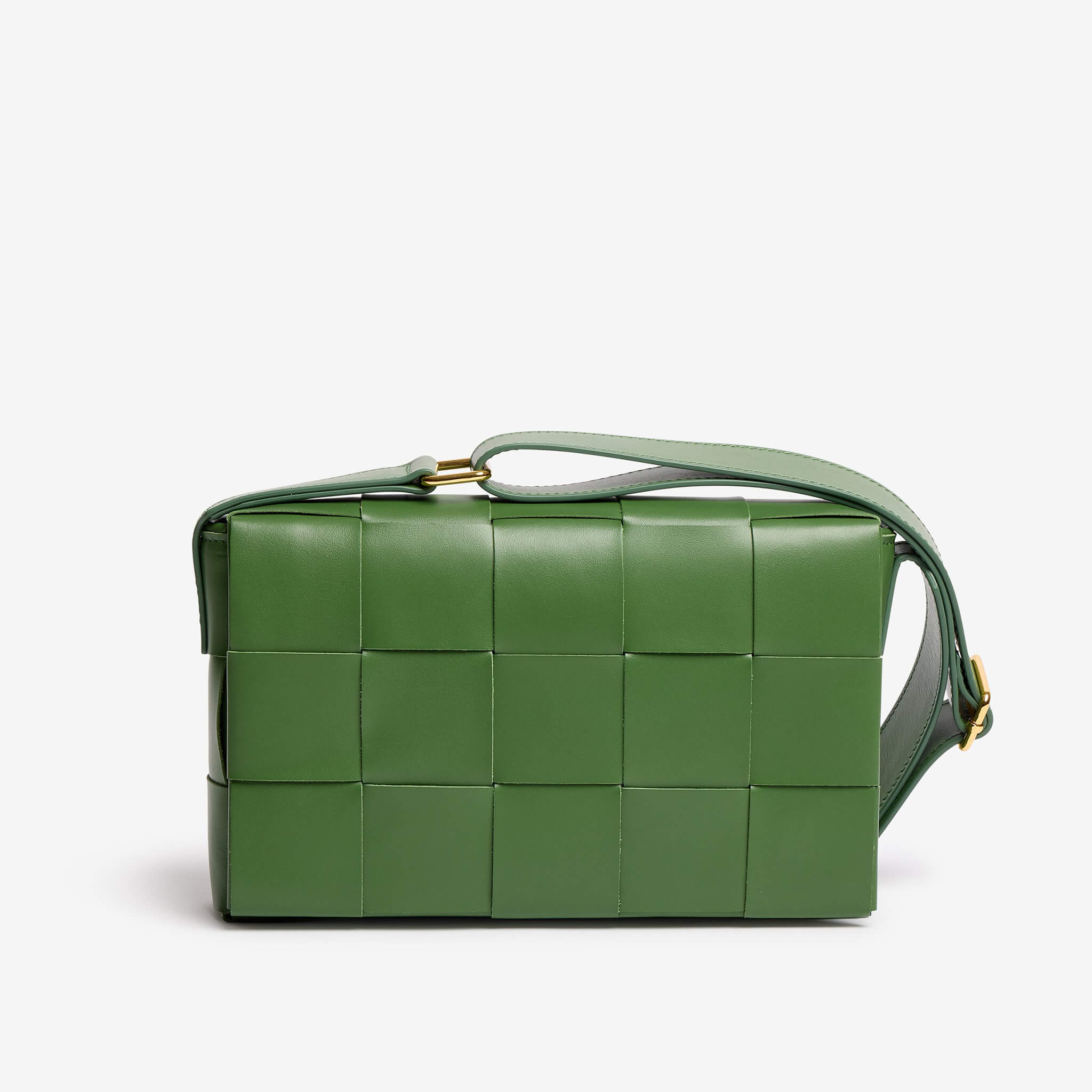 Nora | Leather bag green leave