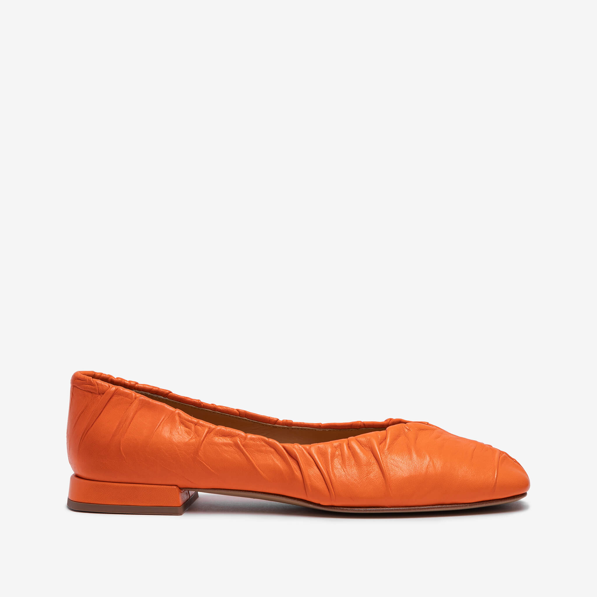 Mamilia | Ballerina arricciata in nappa donna
