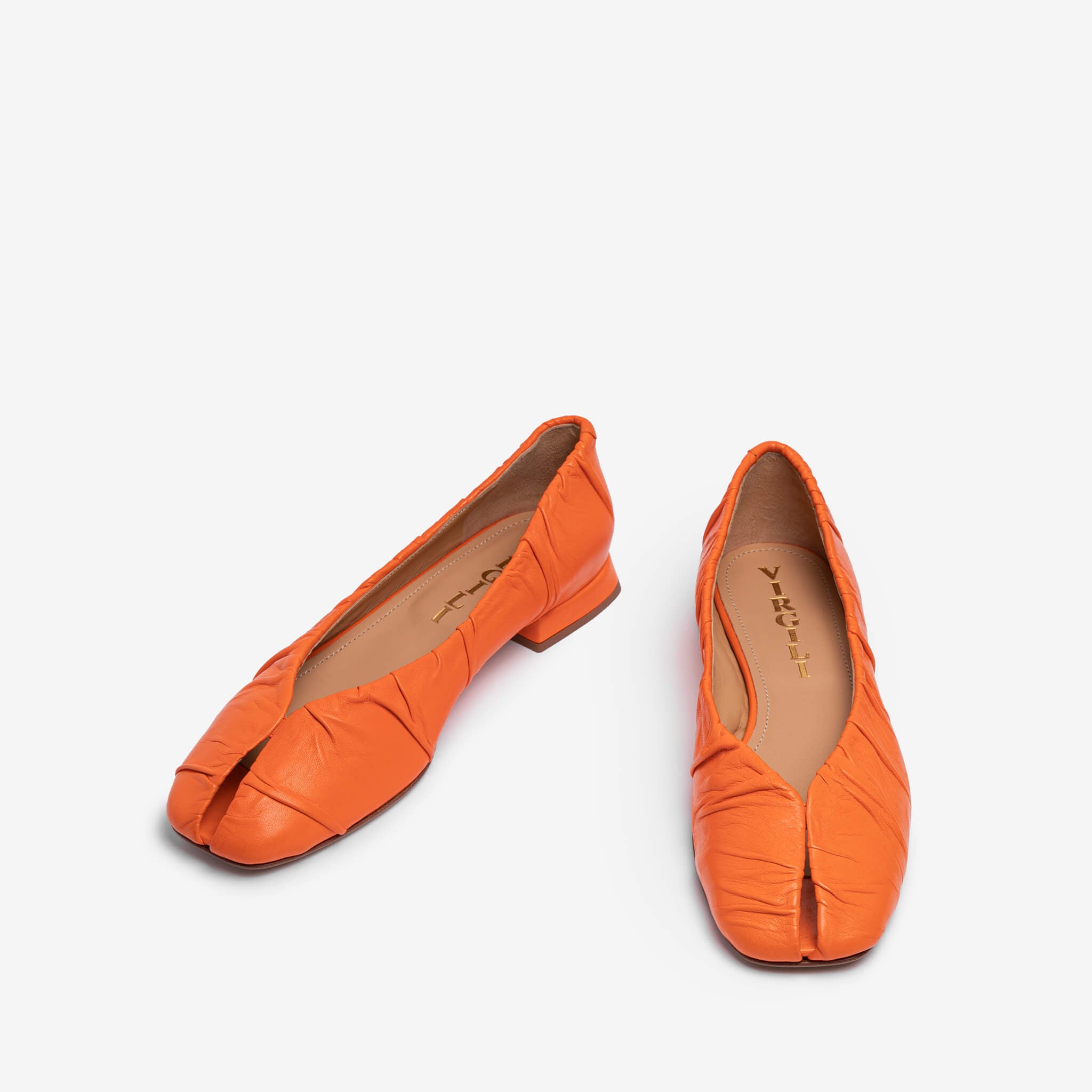 Mamilia | Ballerina arricciata in nappa donna
