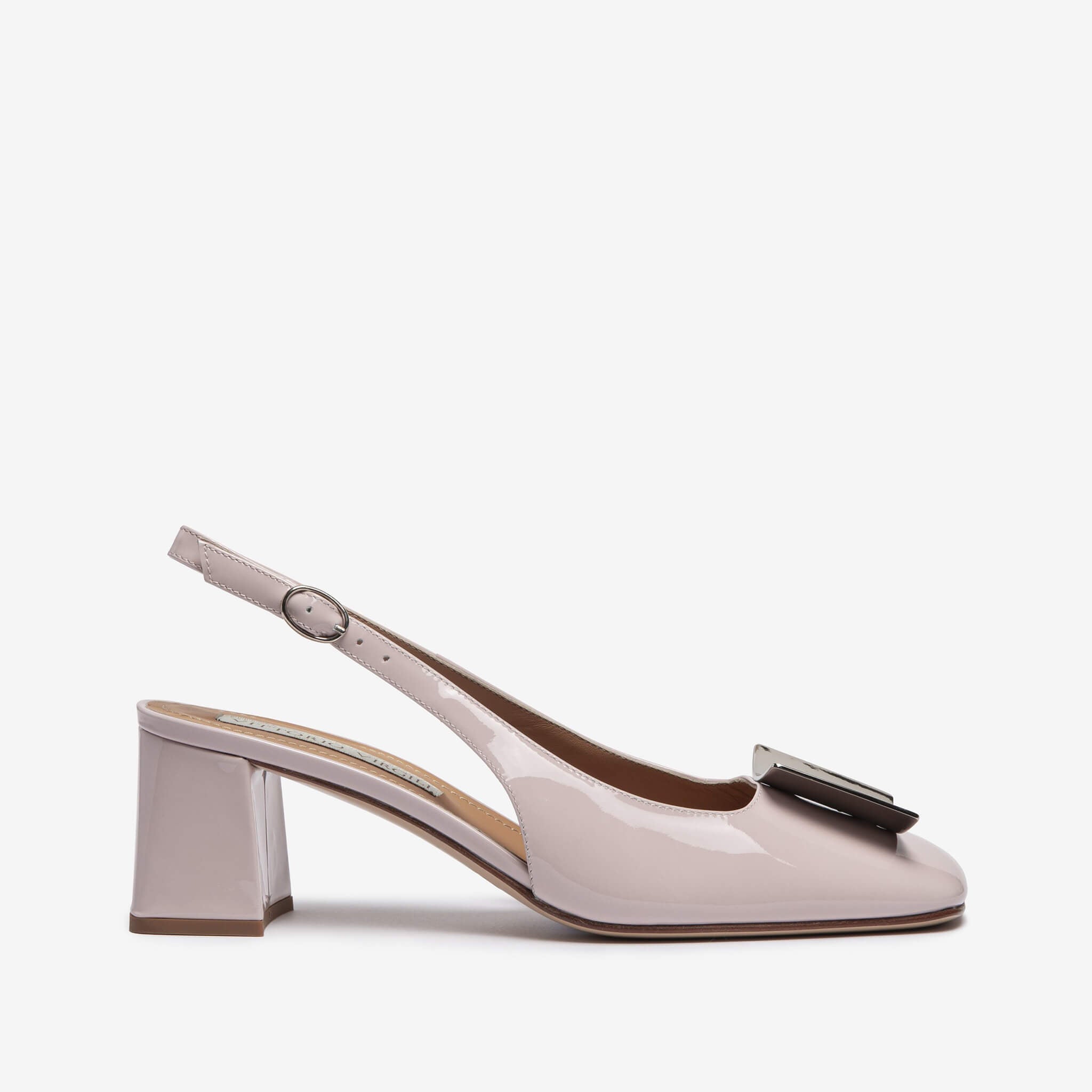 Gabinia | Décolleté slingback in vernice da donna