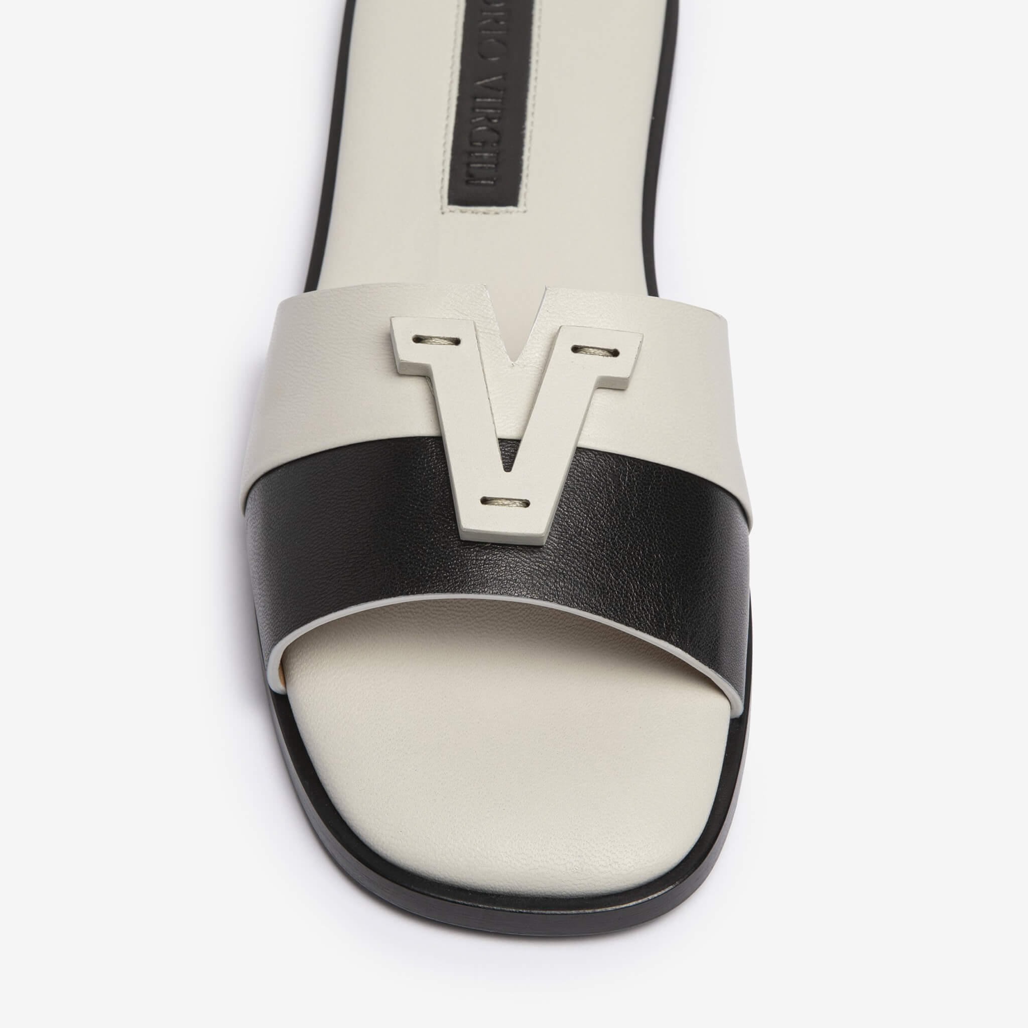 Vipsania | Sandalo bicolore in nappa donna