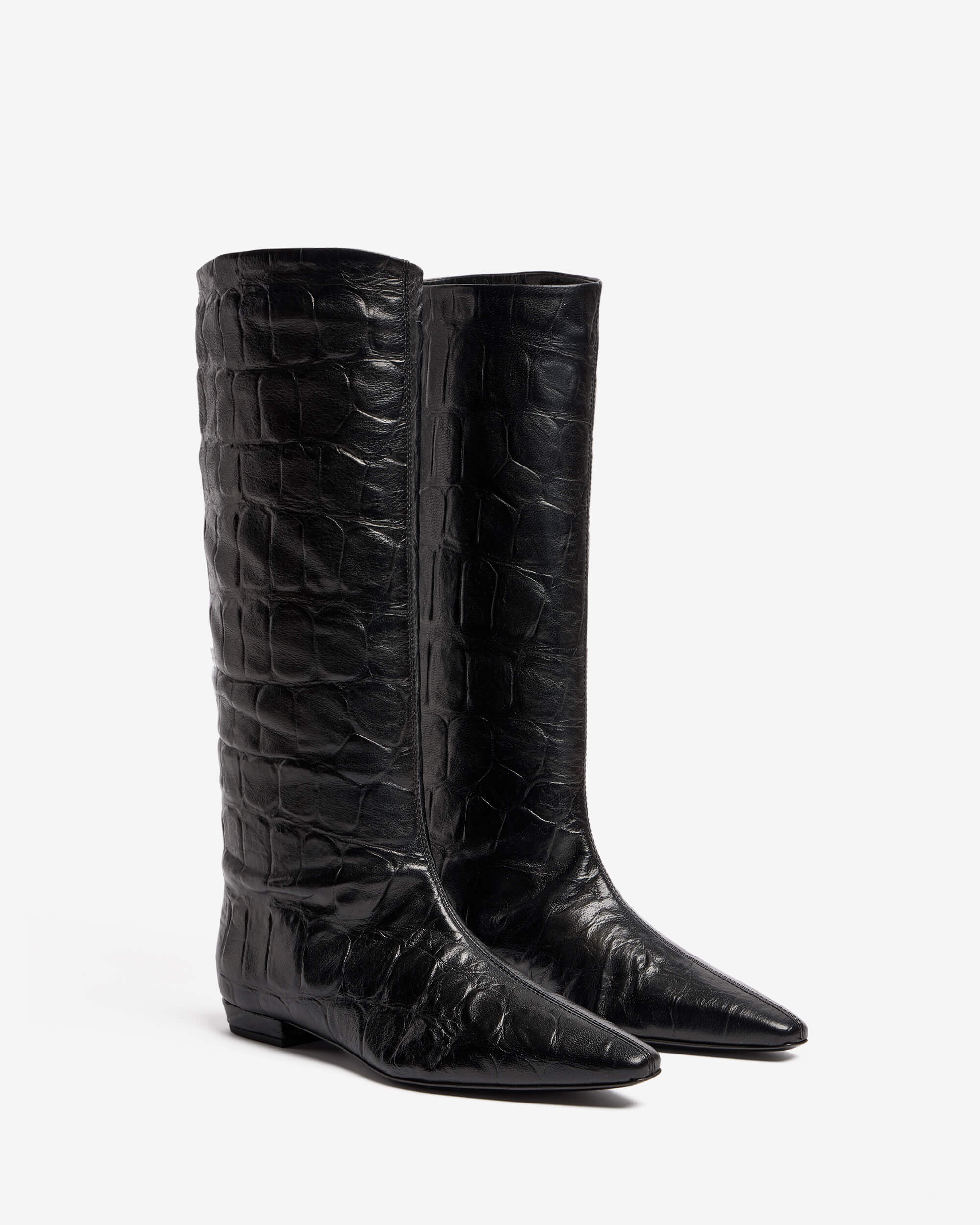 Quintilia | Women's calfskin cocco printed boot