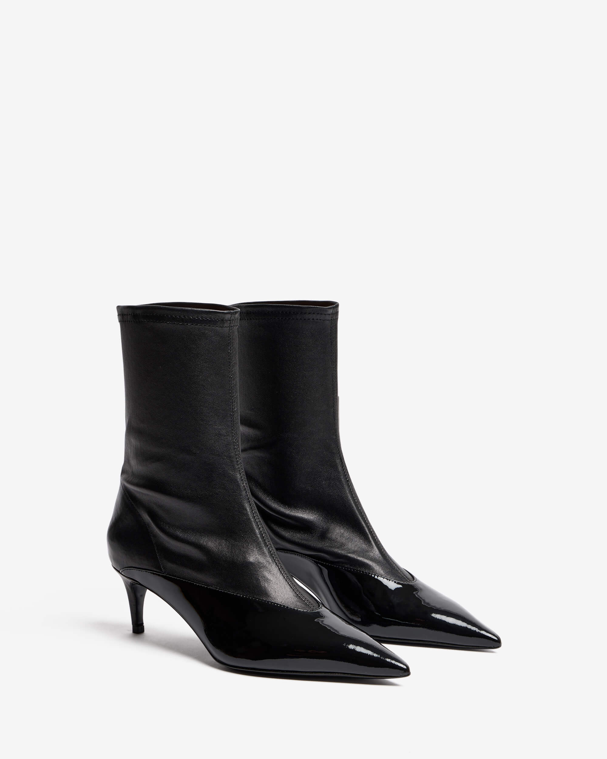 Ovidia | Women's nappa-patent leather ankle boot