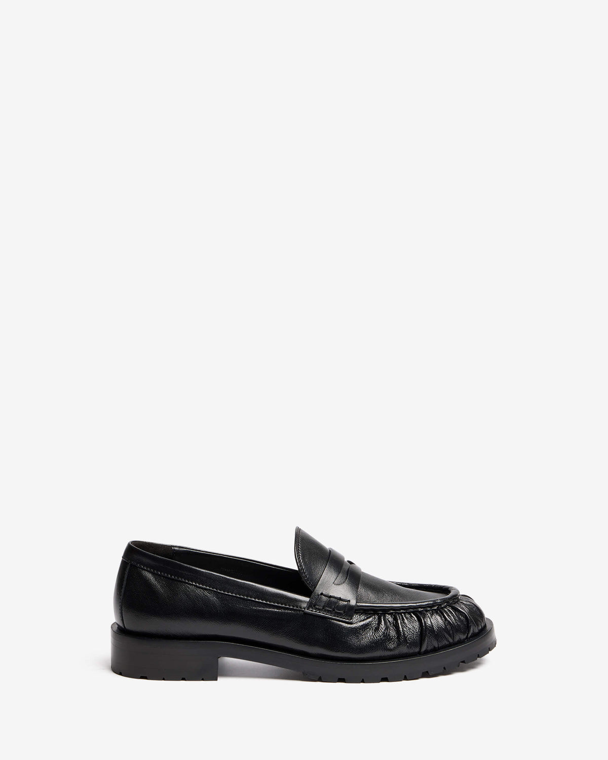 Vittorio Virgili Men’s Size 11 Black Leather Loafers – Made in Italy Slip-On Duilia | Women main image 3
