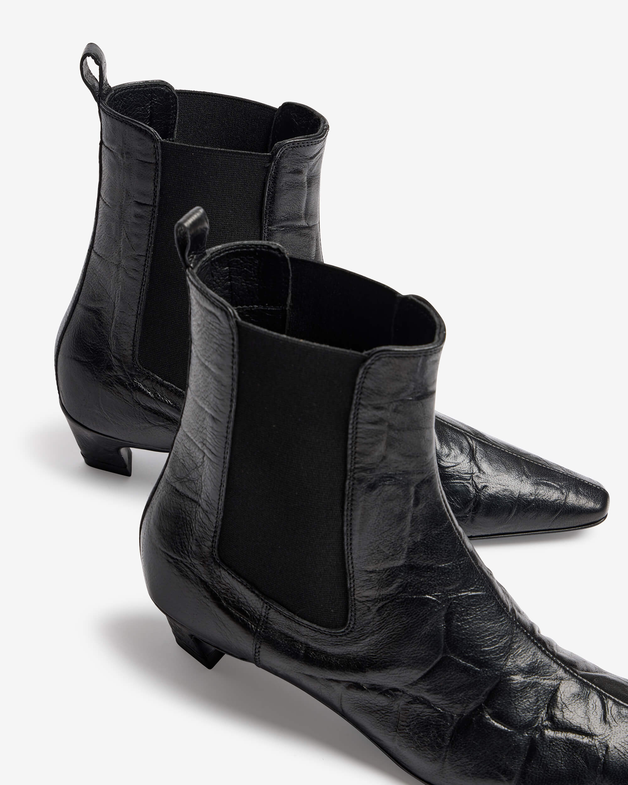 Remmia | Women's calfskin cocco printed ankle boot