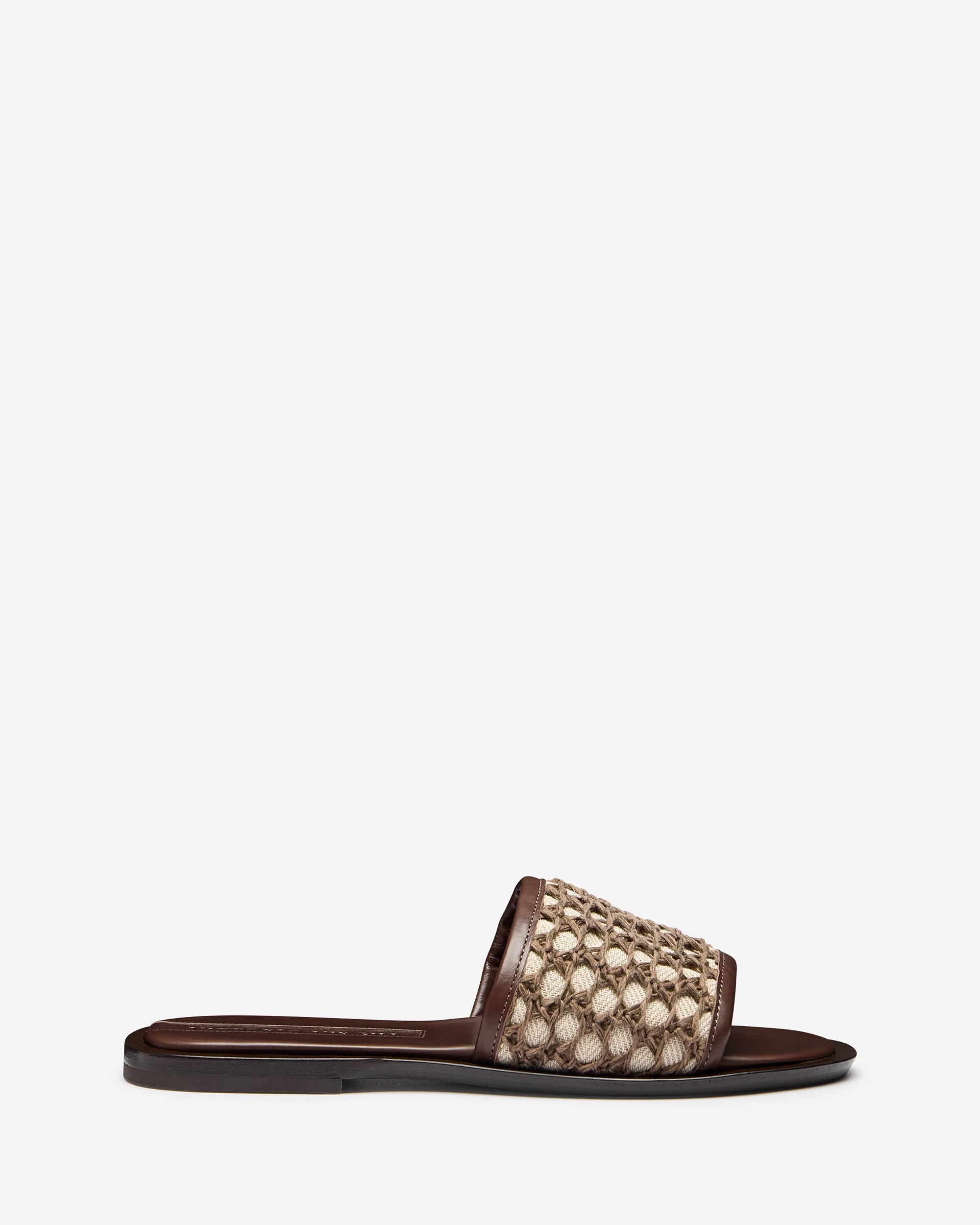 Barbia | Women's fabric-calfskin sandal