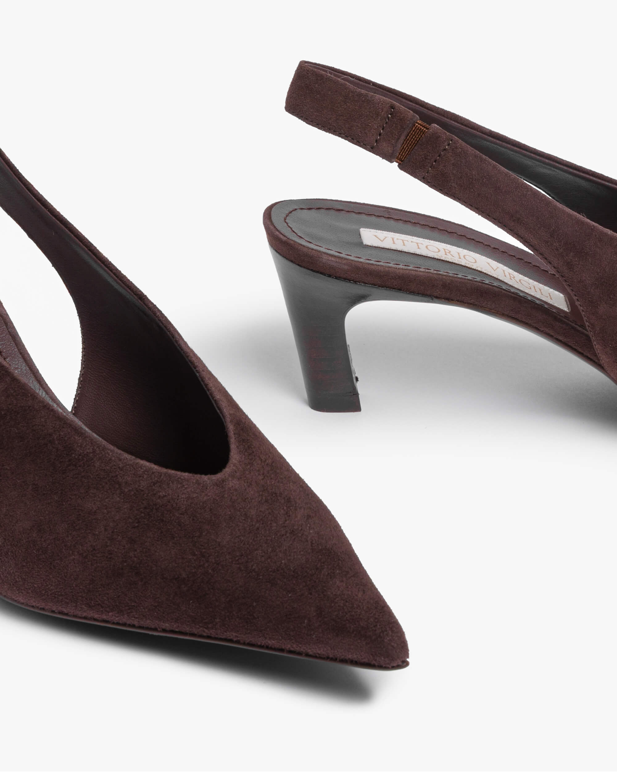 Licinia | Women's suede goat slingback pump