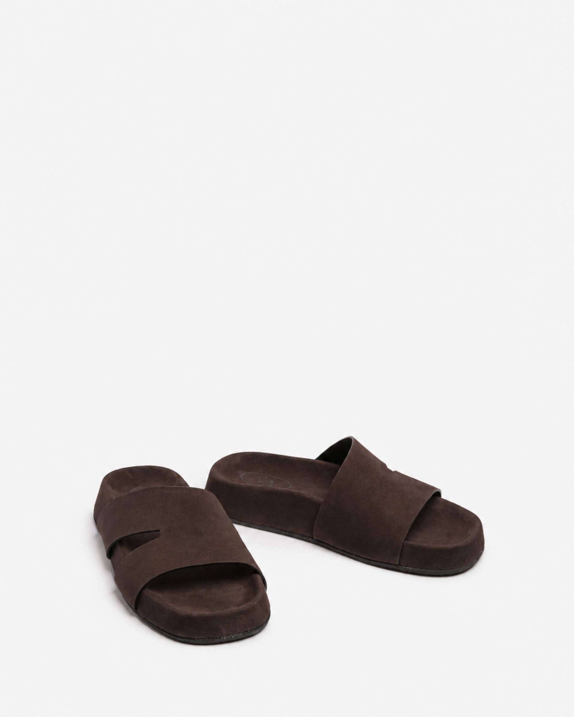 Calliena | Women's calfskin velour slide sandal