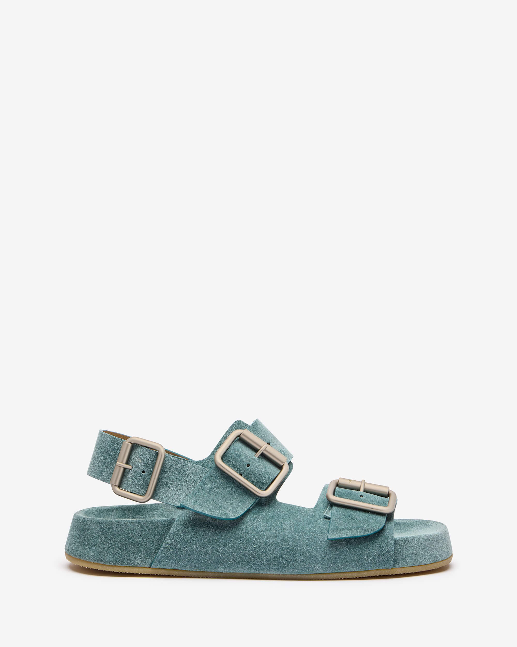 Quinta | Women's calfskin velour slide sandal