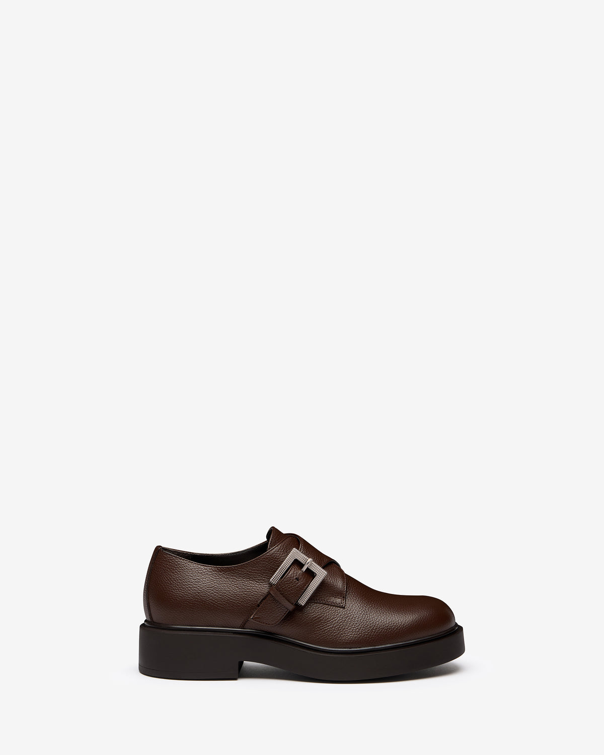 Tertullia | Women's tumbled calfskin single monk strap