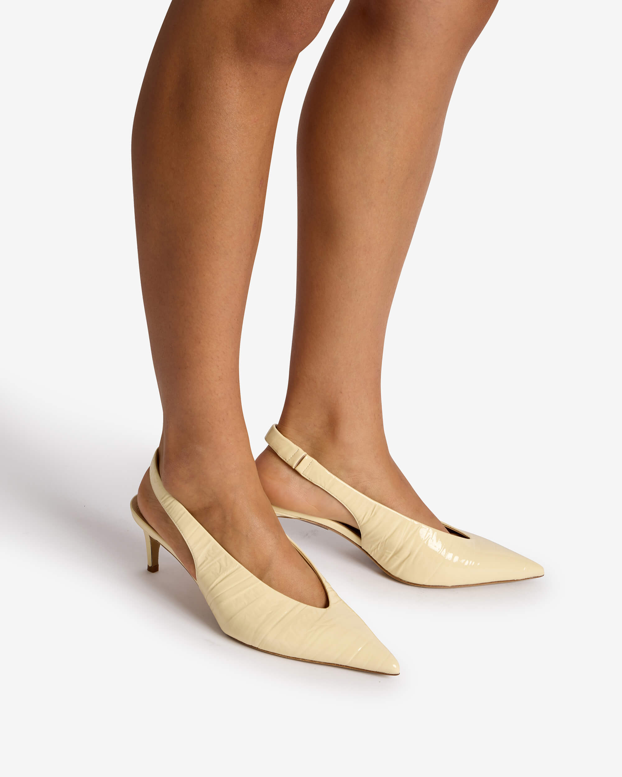 Nevia | Women's patent-calfskin slingback pump