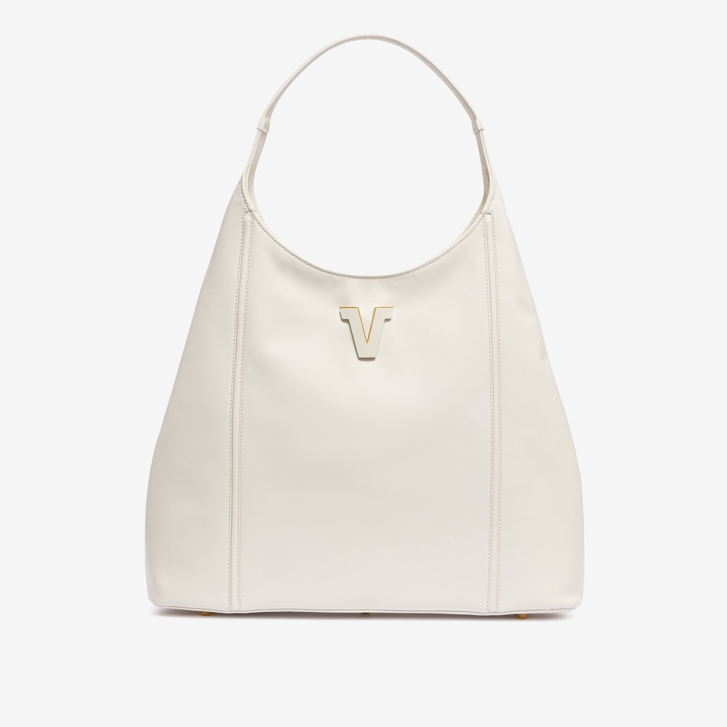 Lola | Borsa a spalla in pelle liscia cuoio