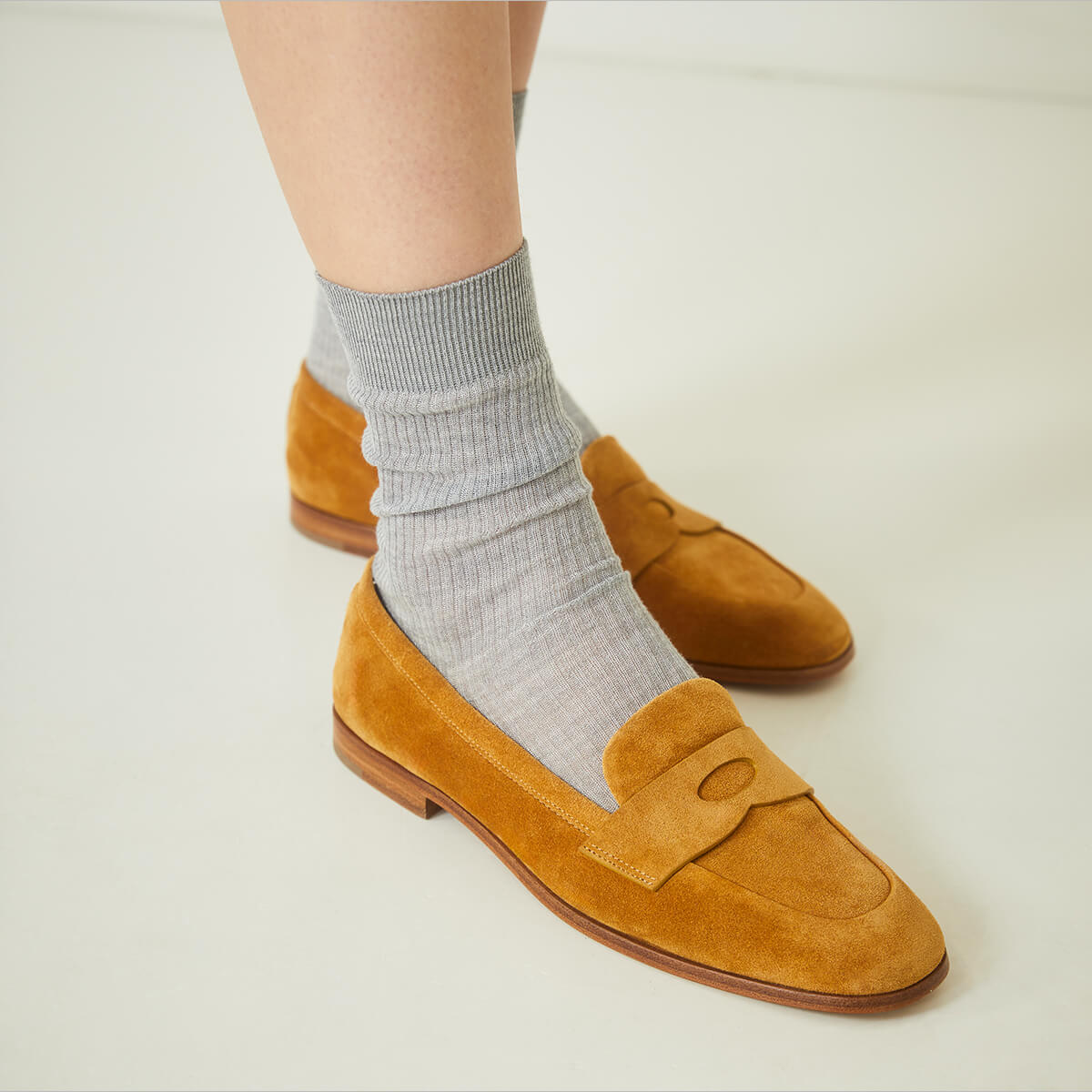 Plaria | Mocassino in camoscio donna