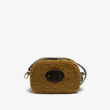 Tina | Leather and fur shoulder bag mini