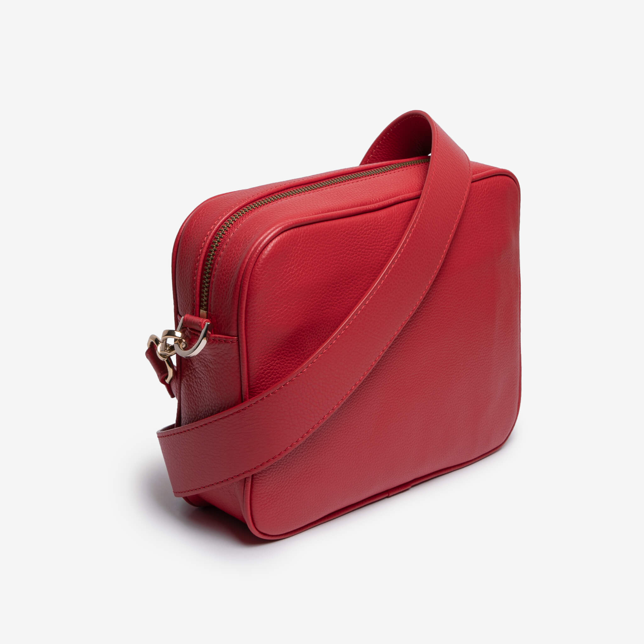 Carla | Leather bag red