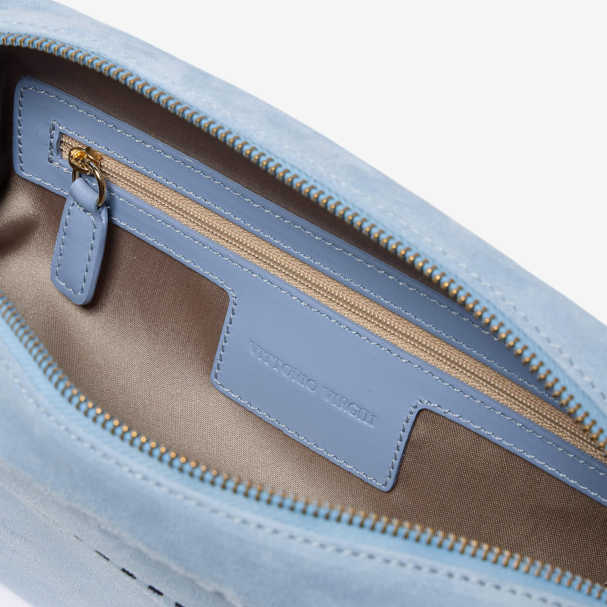 Carla DOT | Suede bag light blue