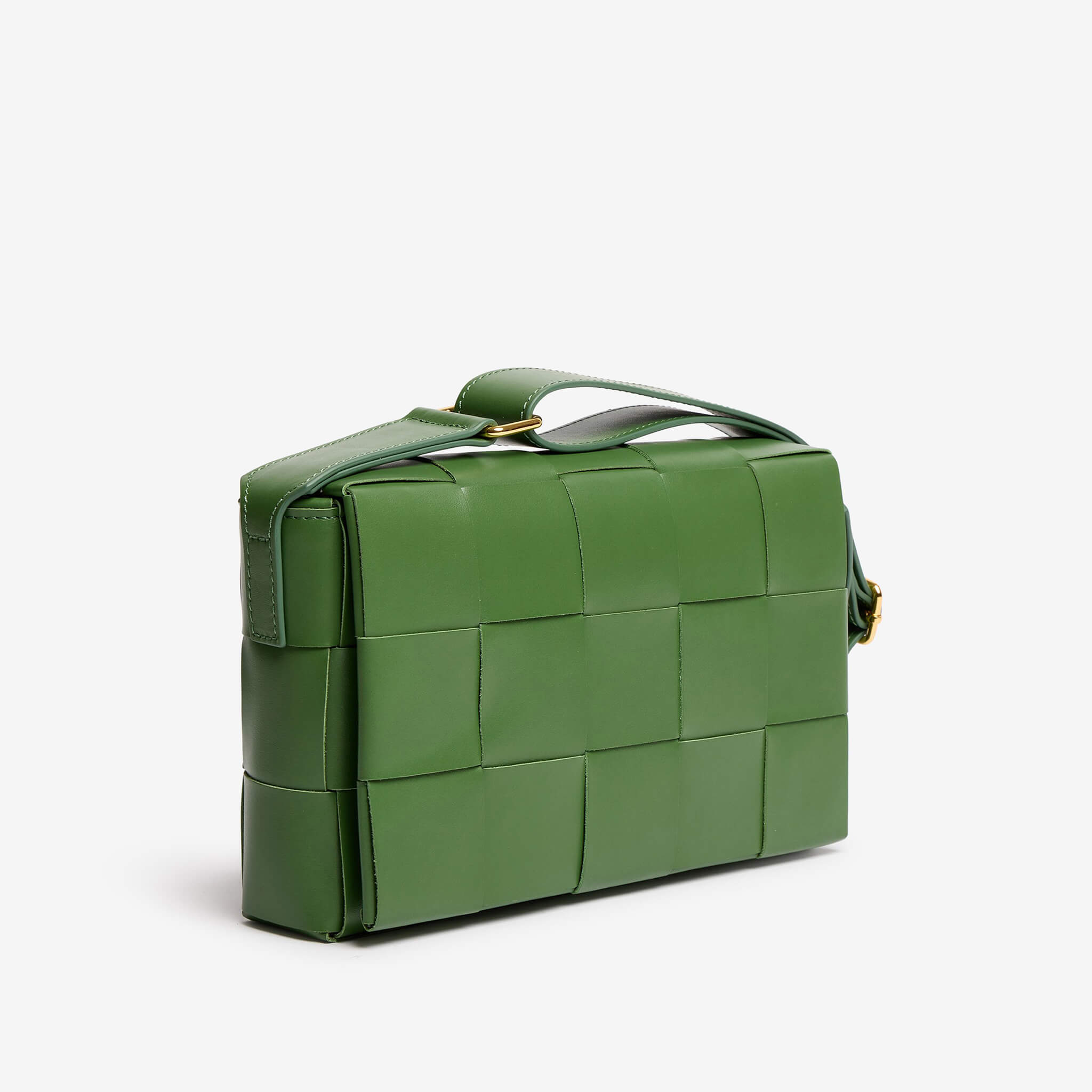 Nora | Leather bag green leave