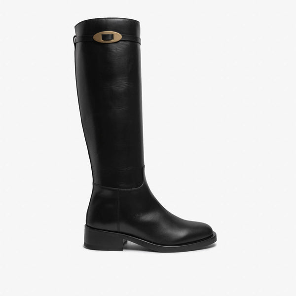 Domitia | Black women's leather boot