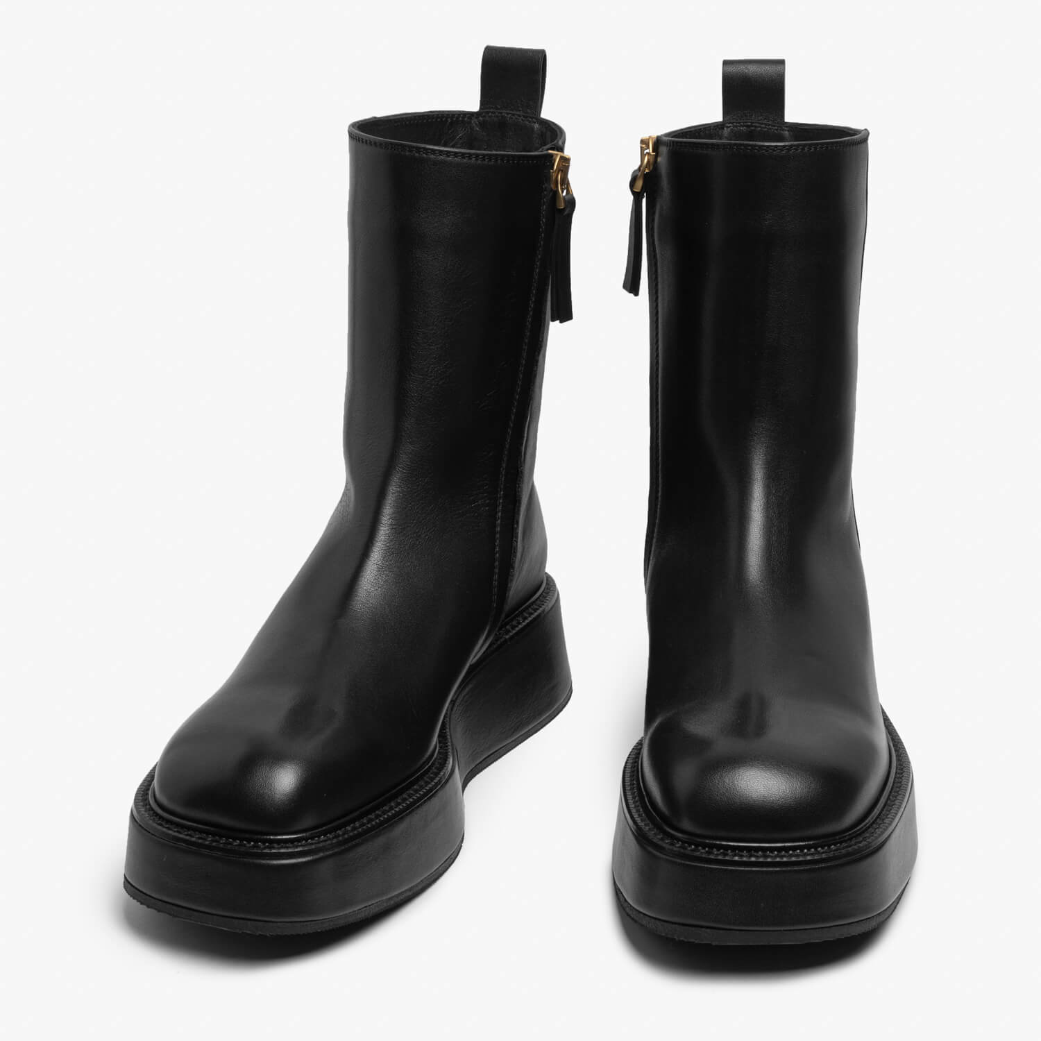 Flavia | Stivaletto in pelle nero donna