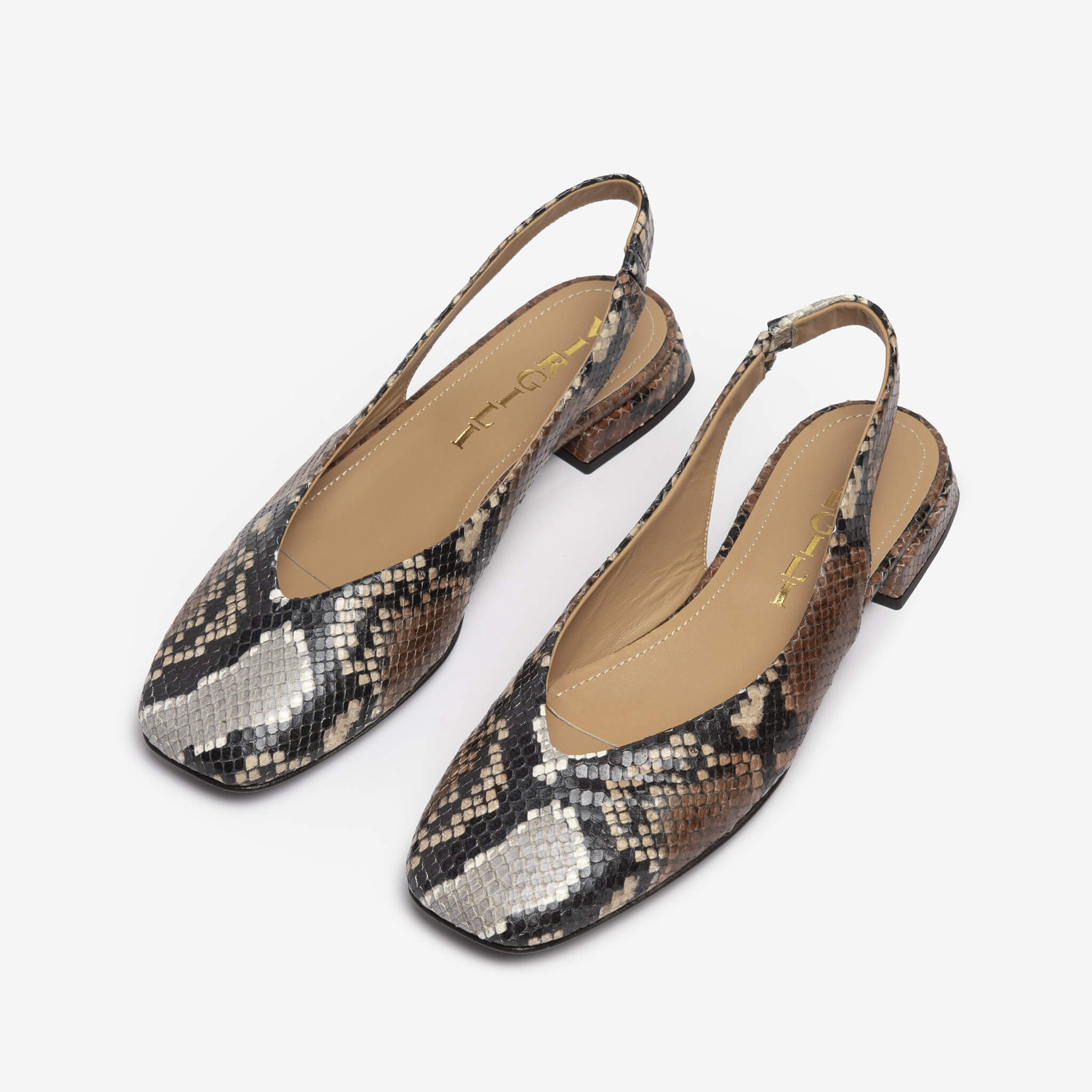 Feliciana | Women's calf leather slingback ballet flat