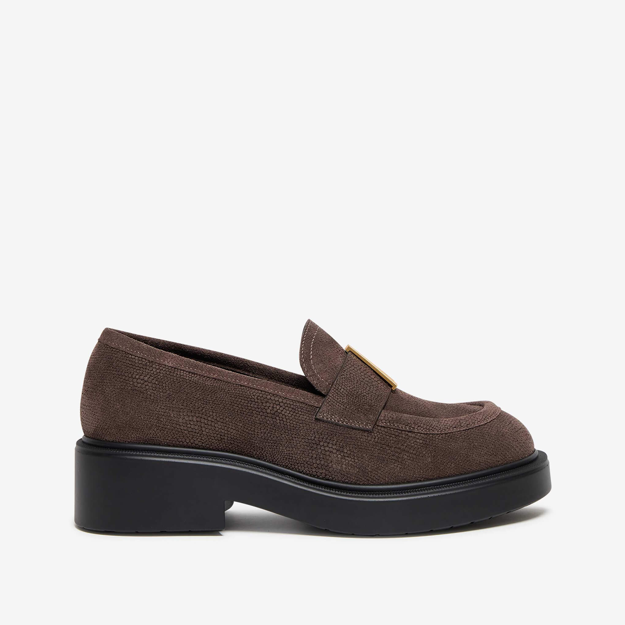 Corvinia | Women's suede goat-calf moccasin