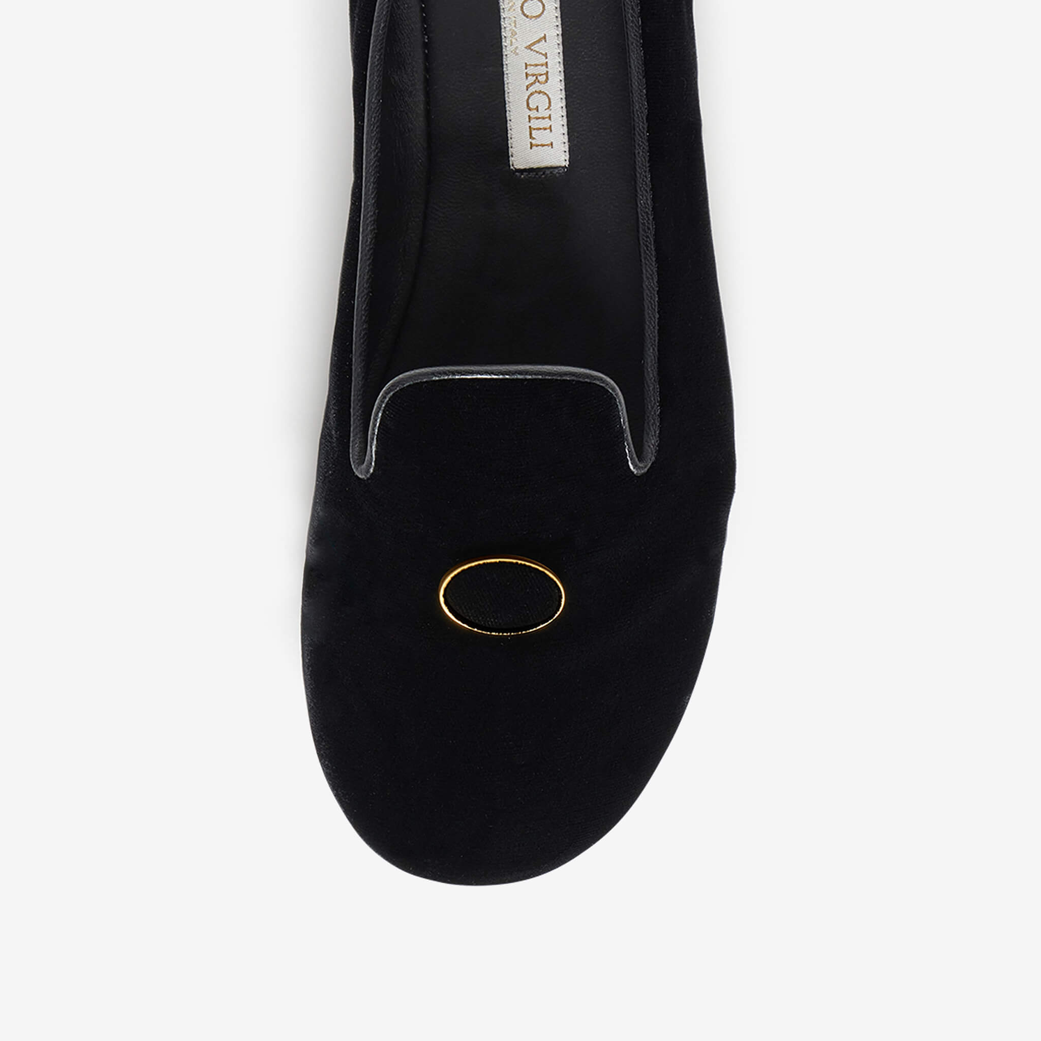Larinia | Women's velvet - fabric slipper