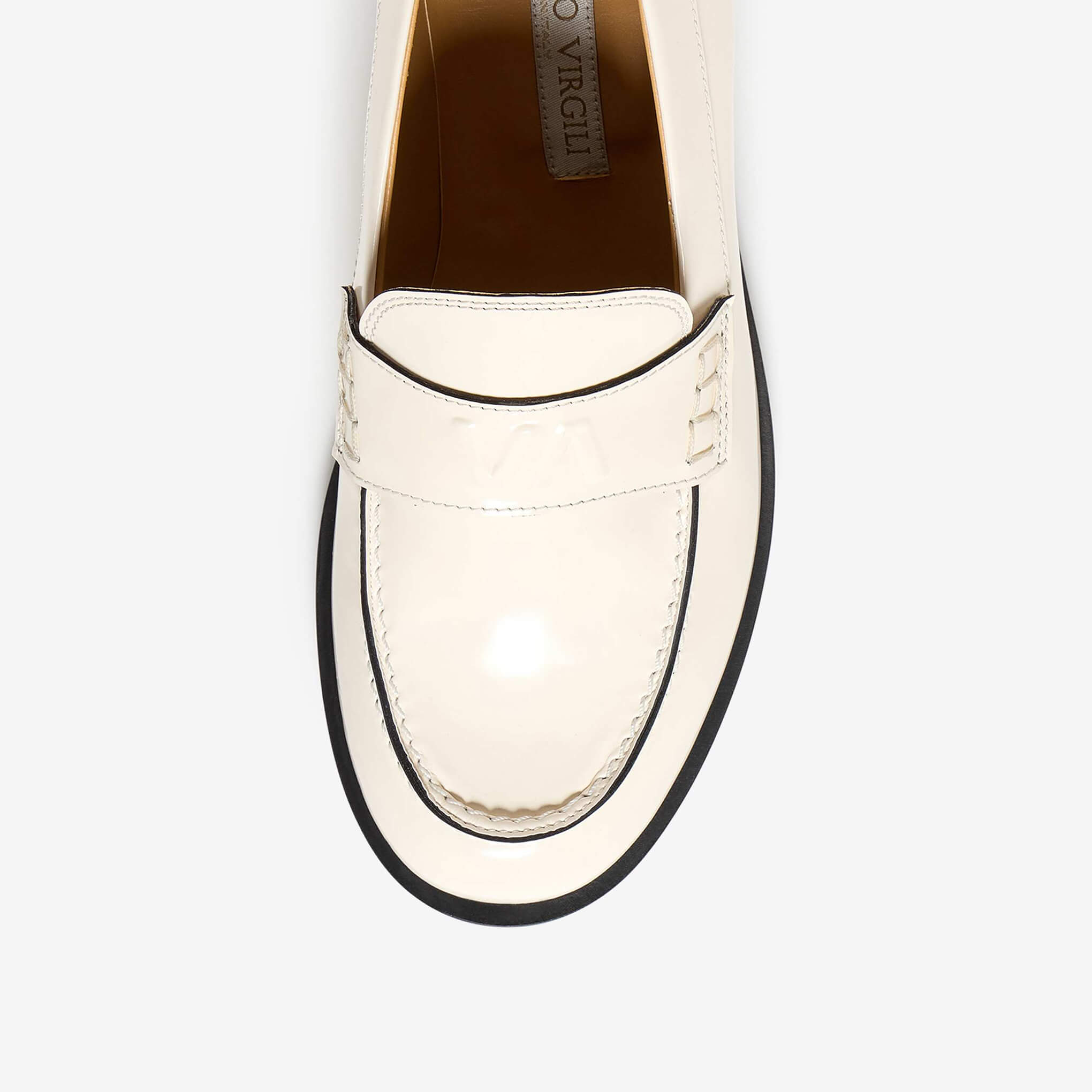 Terenzia | Women's brushed calf leather moccassin