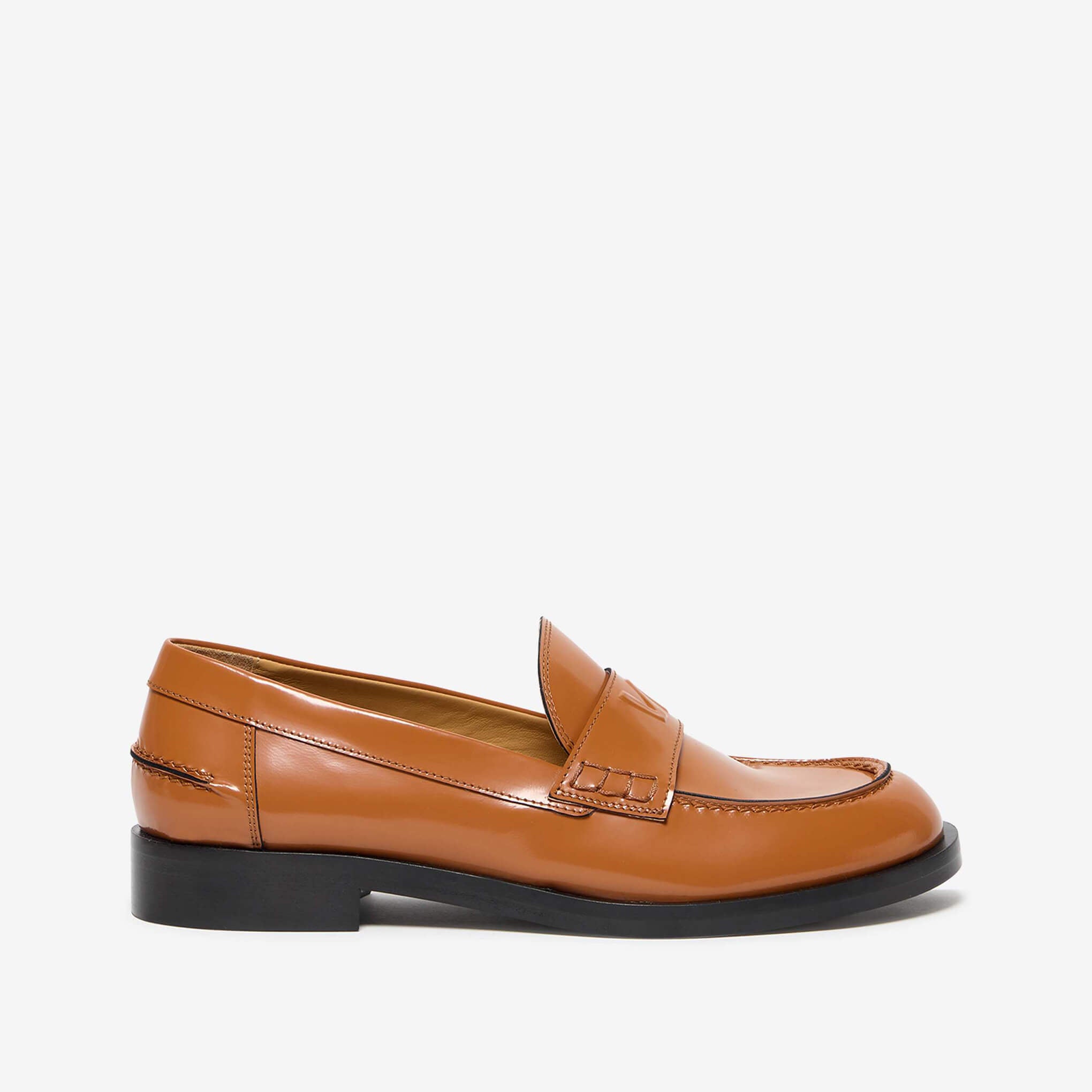 Terenzia | Women's brushed calf leather moccassin