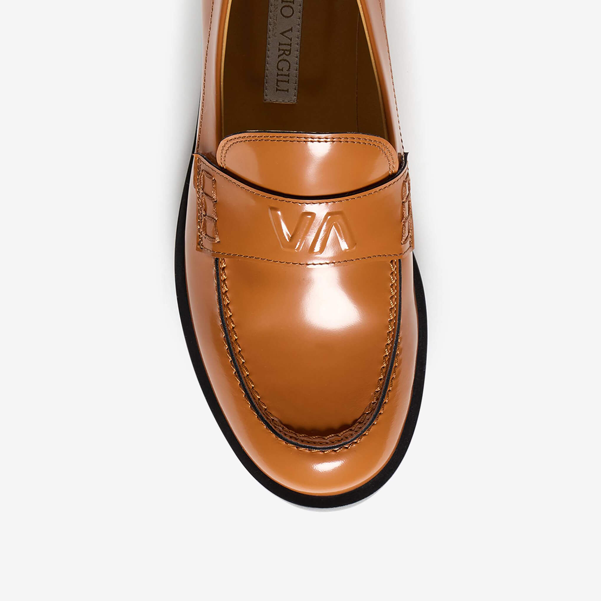 Terenzia | Women's brushed calf leather moccassin