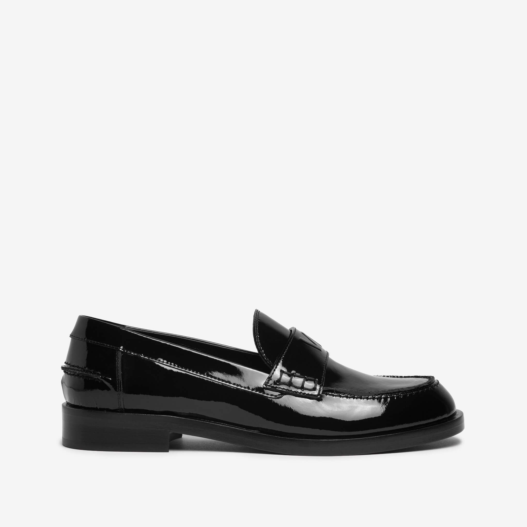 Terenzia | Women's patent leather moccassin