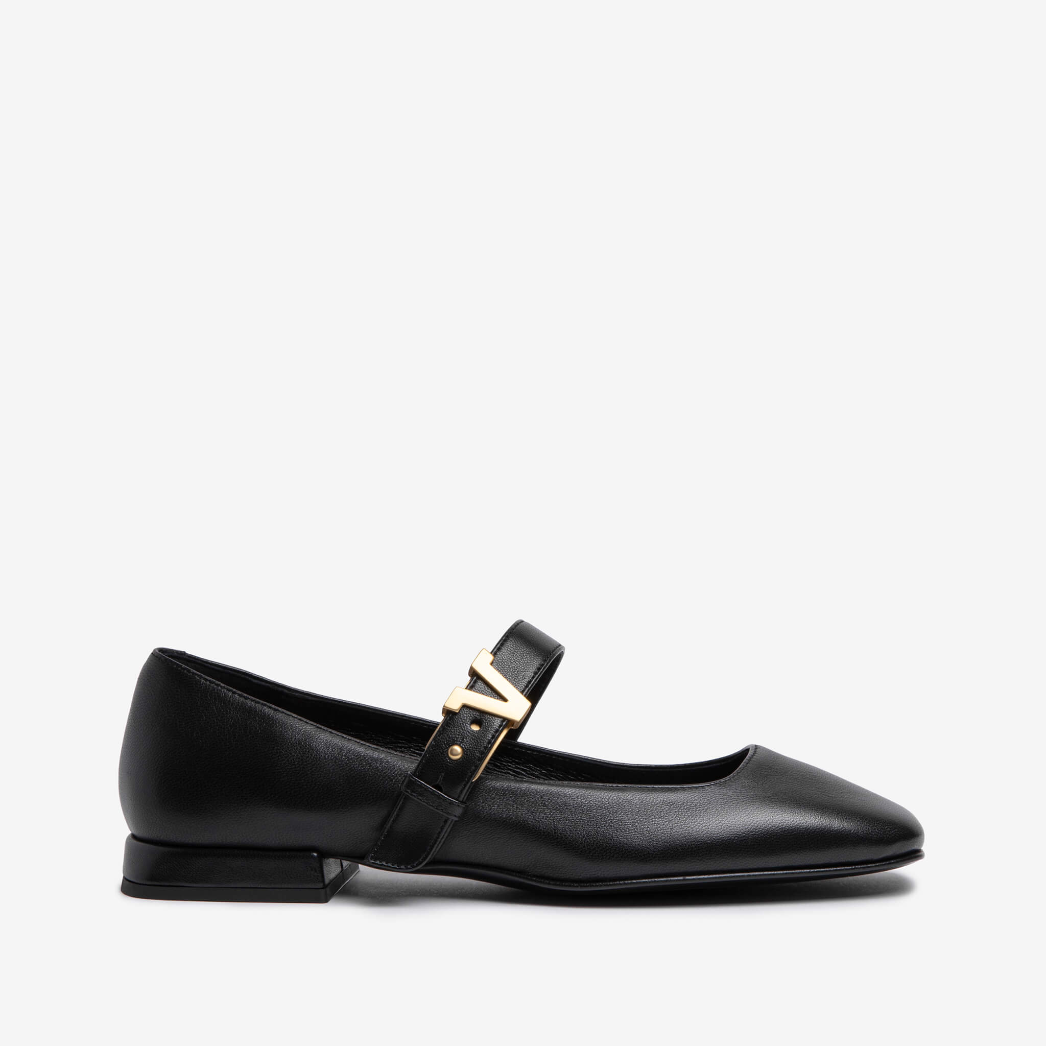 Metella | Ballerina in nappa con cinturino decorativo donna