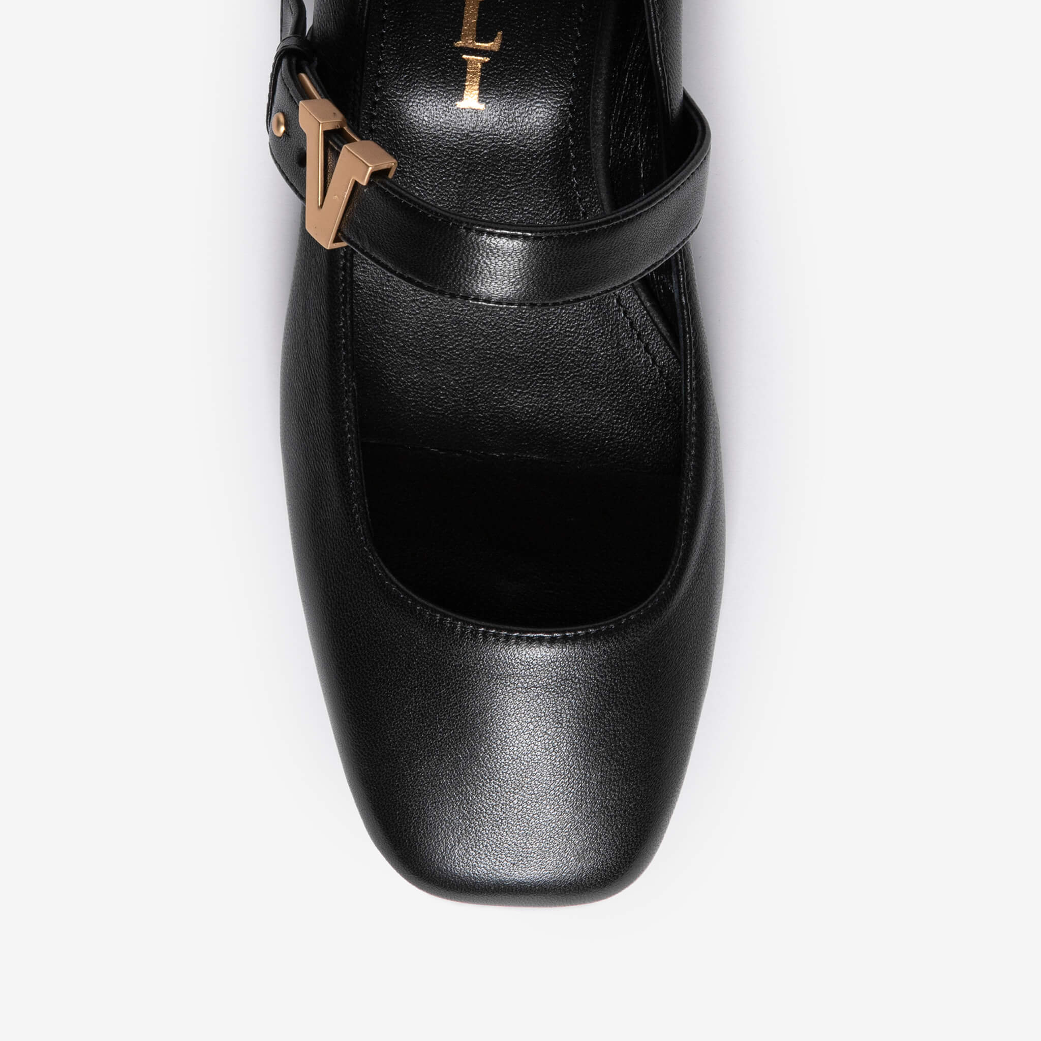 Metella | Ballerina in nappa con cinturino decorativo donna