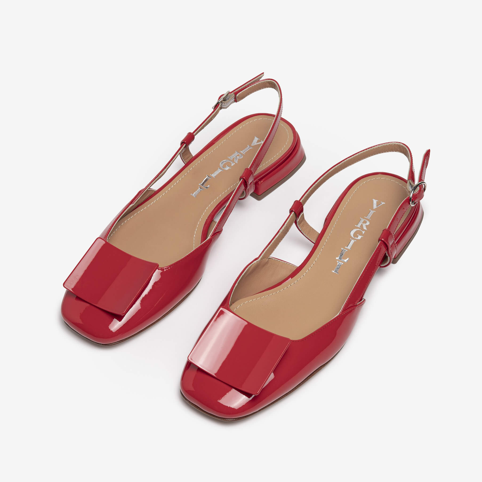 Numisia | Ballerina slingback in vernice donna