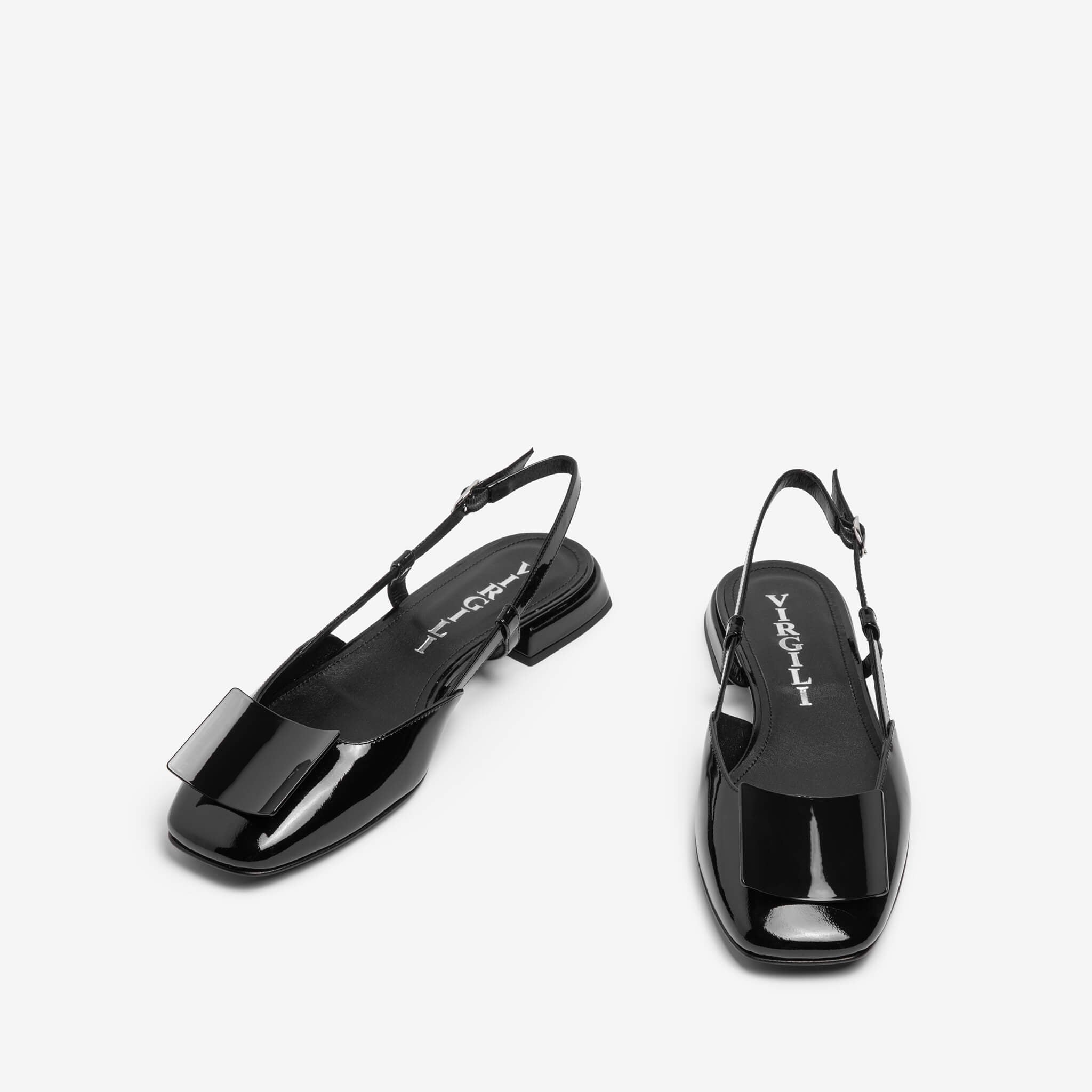 Numisia | Ballerina slingback in vernice donna