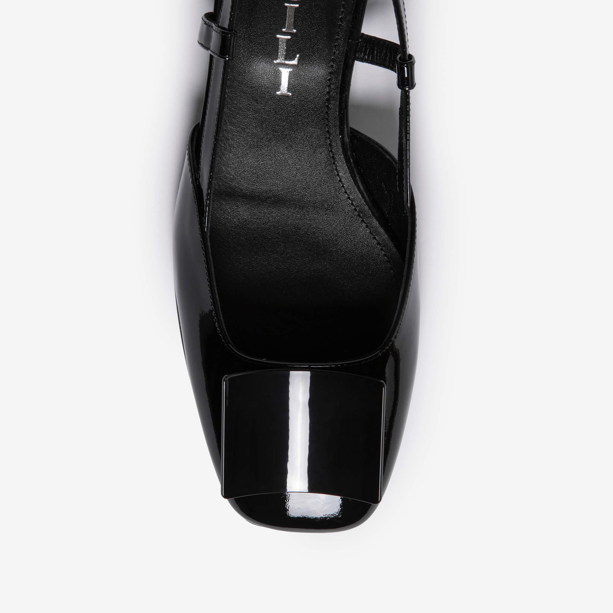 Numisia | Women's patent leather slingback ballet flat