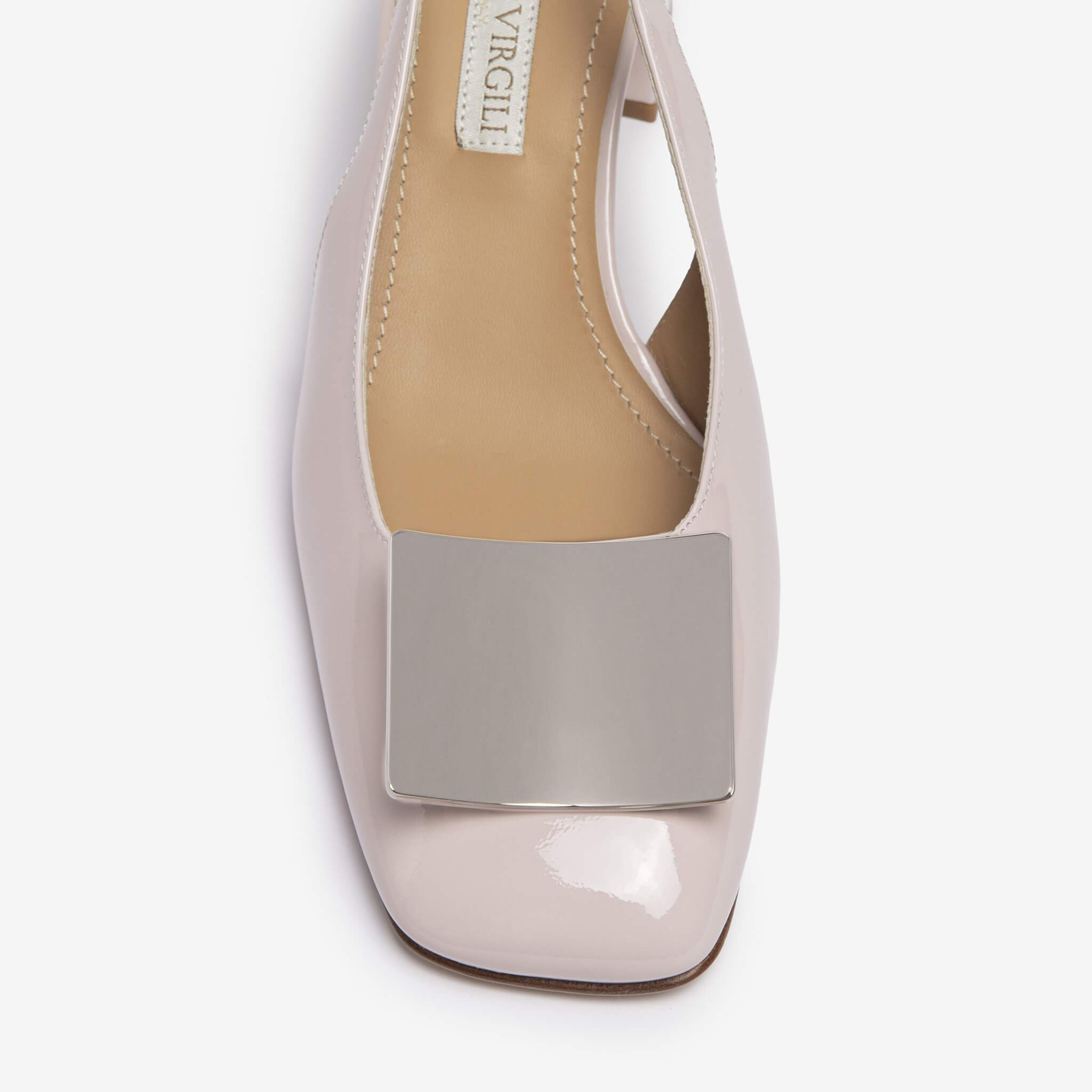 Gabinia | Décolleté slingback in vernice da donna