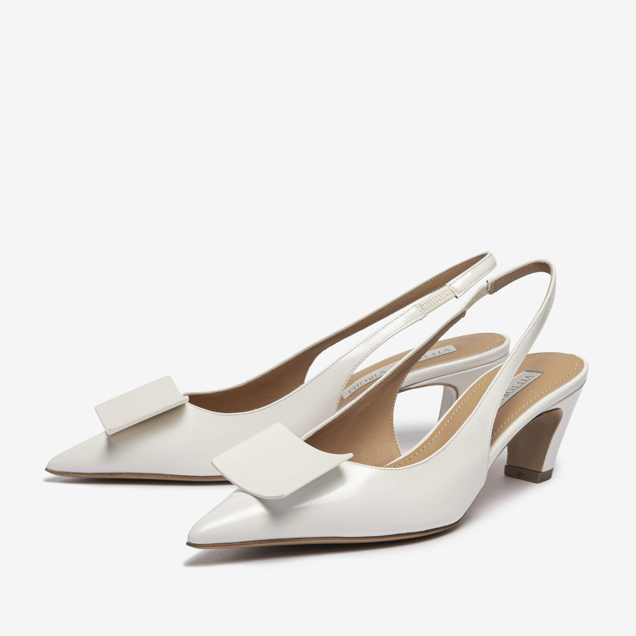 Fadilla | Décolleté slingback in pelle di vitello donna