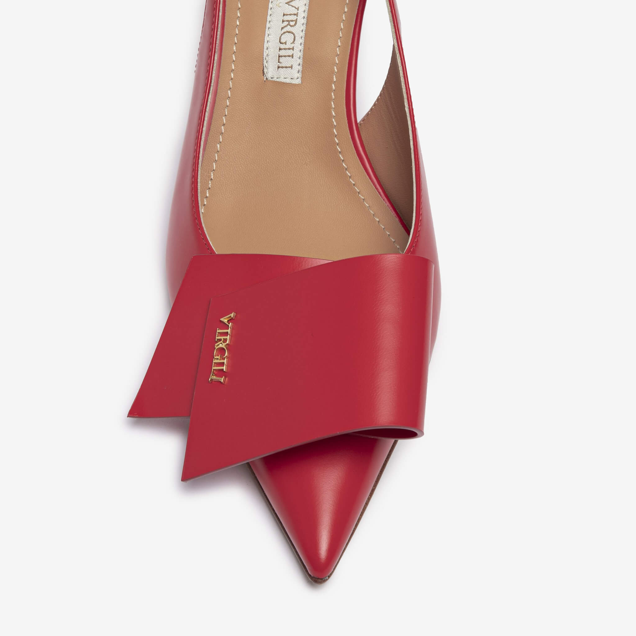 
Emila | Slingback in pelle rossa donna