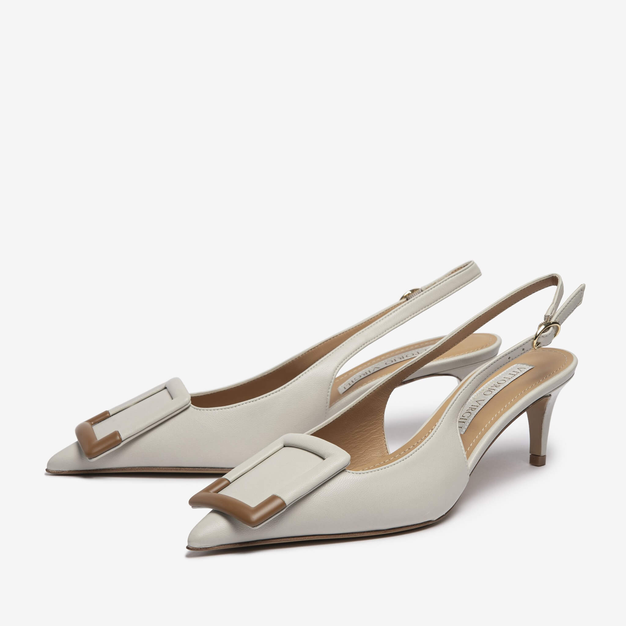 Severina | Women's nappa leather slingback décolleté