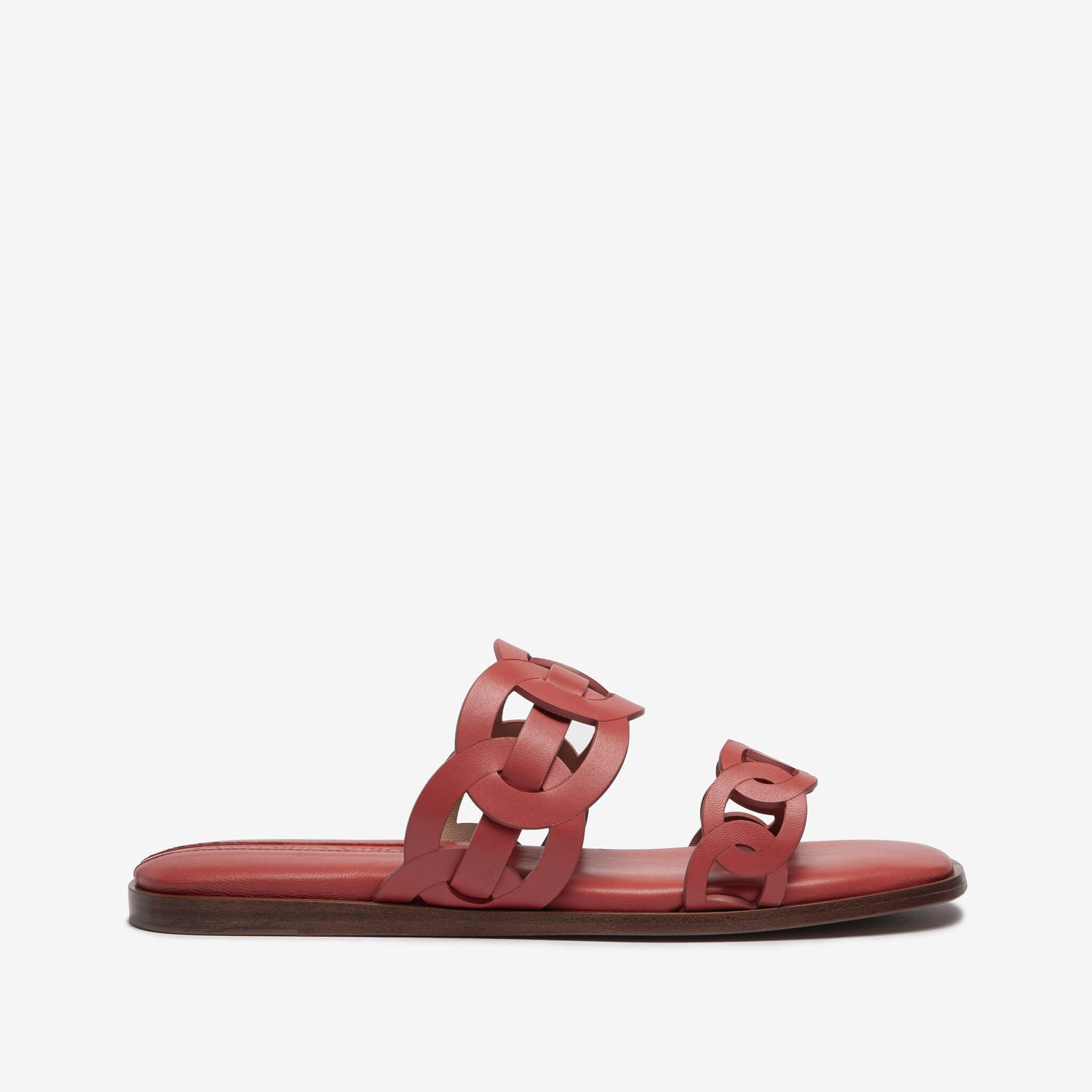 Dentillia | Women's tassel leather sandal