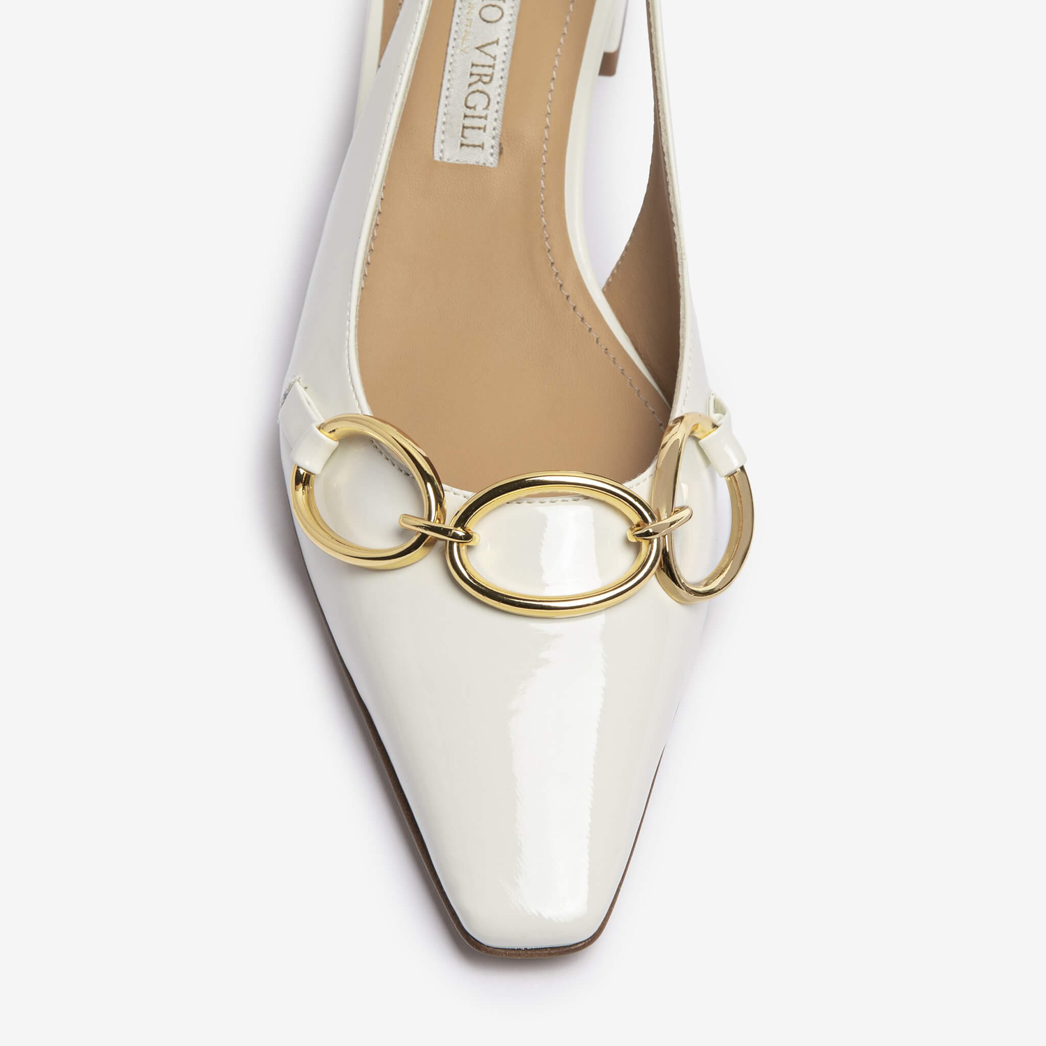 Frugilla | Women's patent leather slingback décolleté