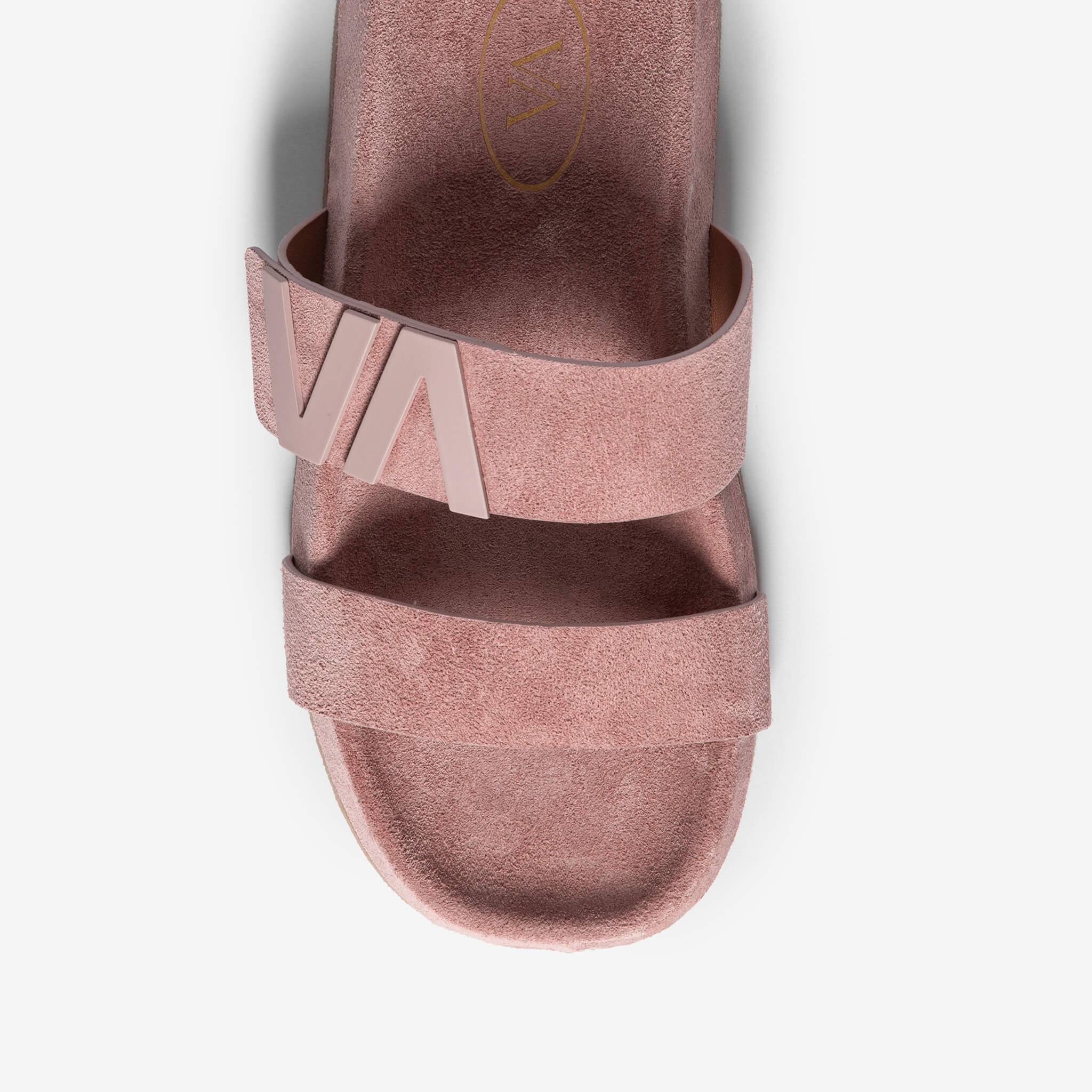 Latoria | Sandalo slider in camoscio e pelle di vitello donna