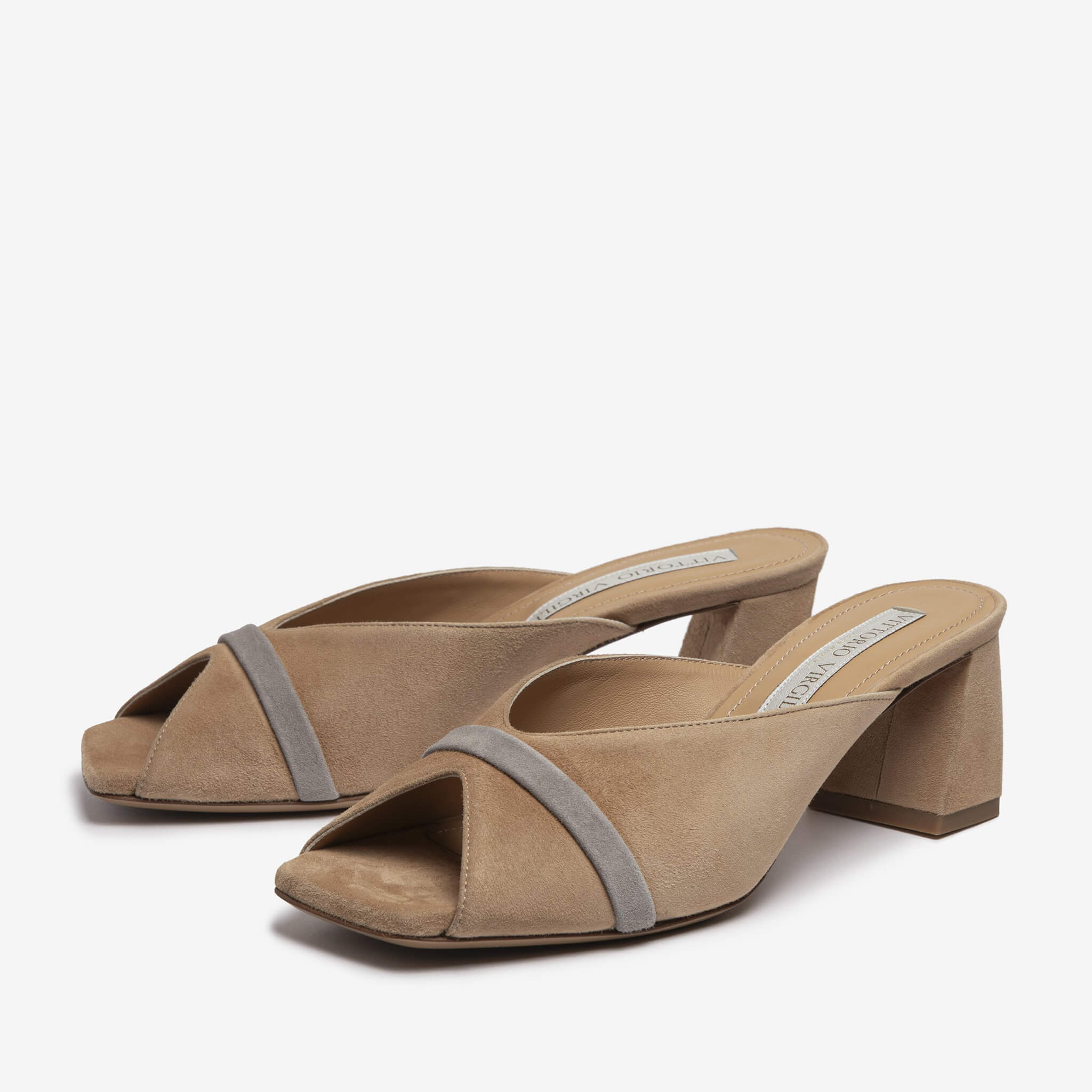 Fundania | Women's suede slider sandal
