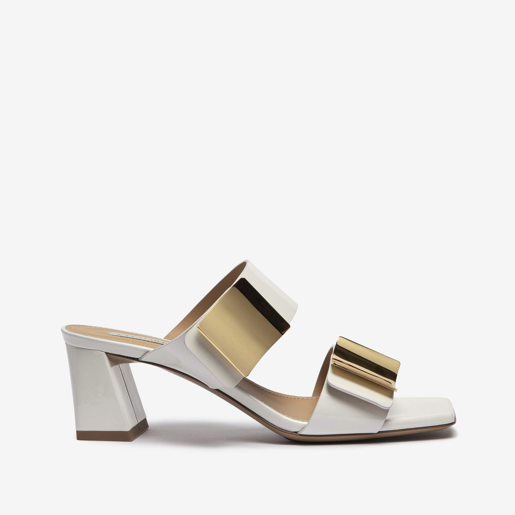 Quinctilia | Sandalo con tacco in vernice donna