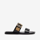 Egnatia | Sandalo in pelle con fibbia dorata donna