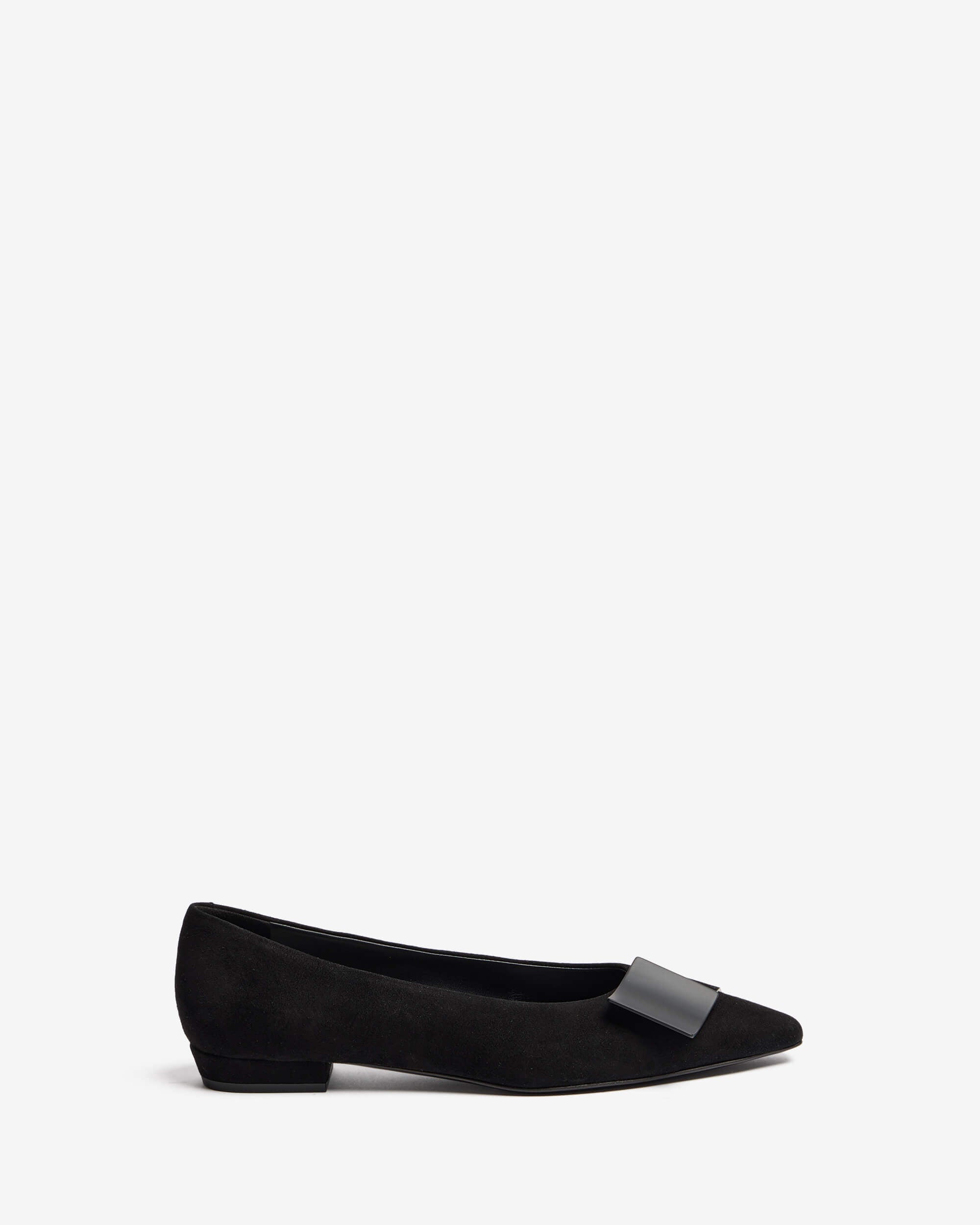 Atinia | Women's suede-goat ballet flat.