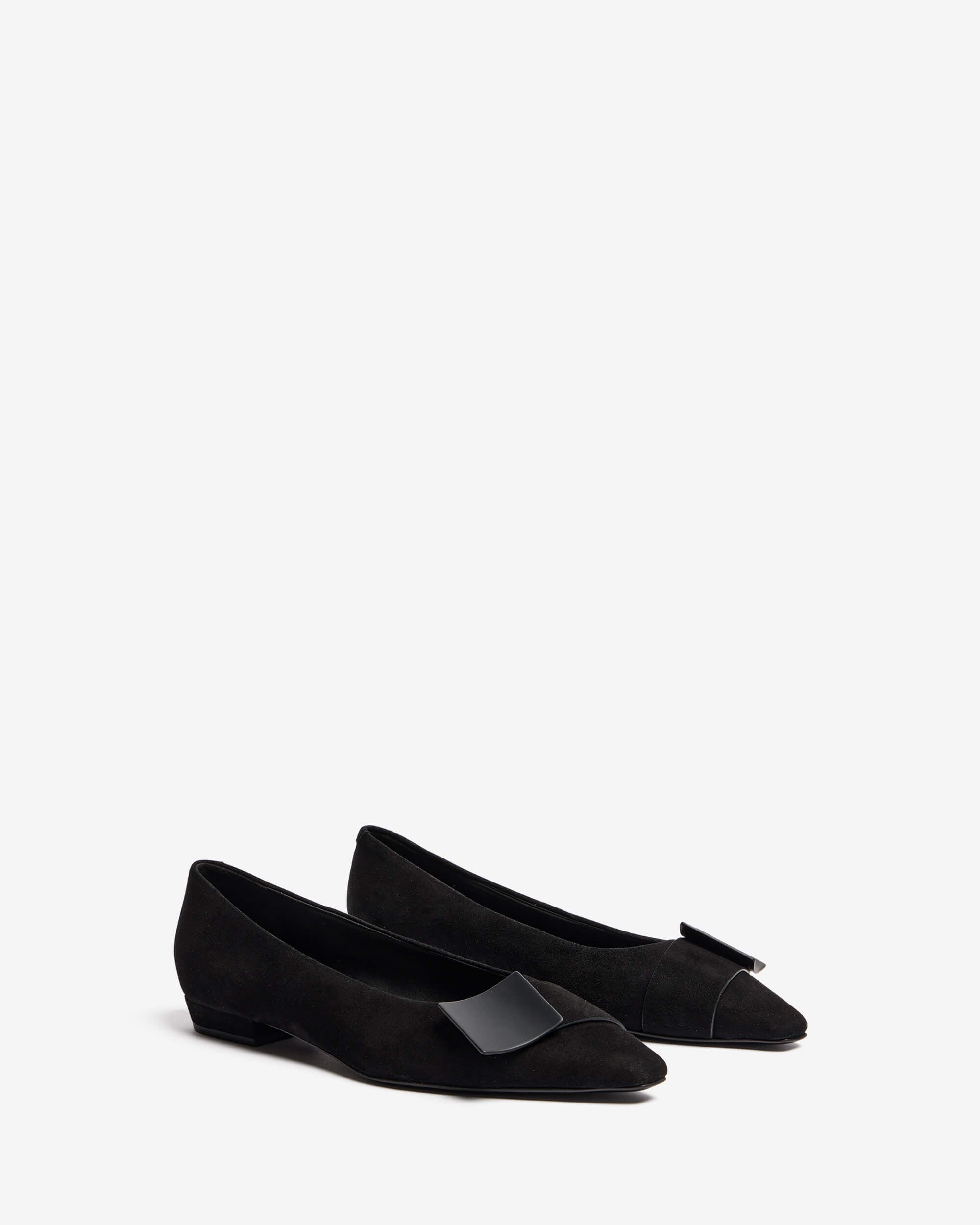Atinia | Women's suede-goat ballet flat.