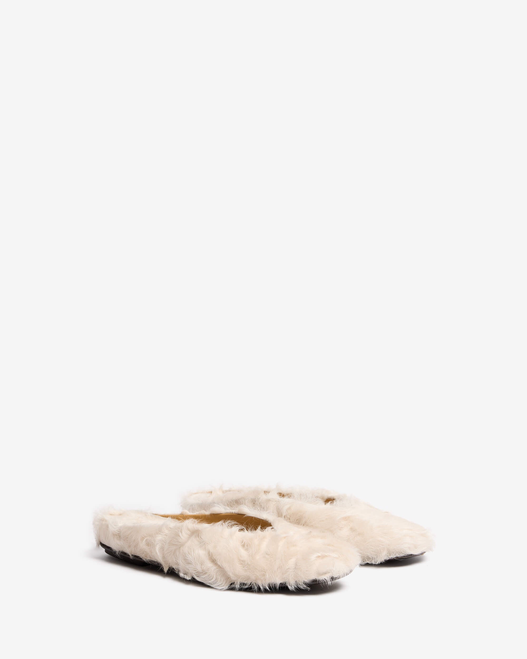 Nummia | Women's goat fur ballet flat