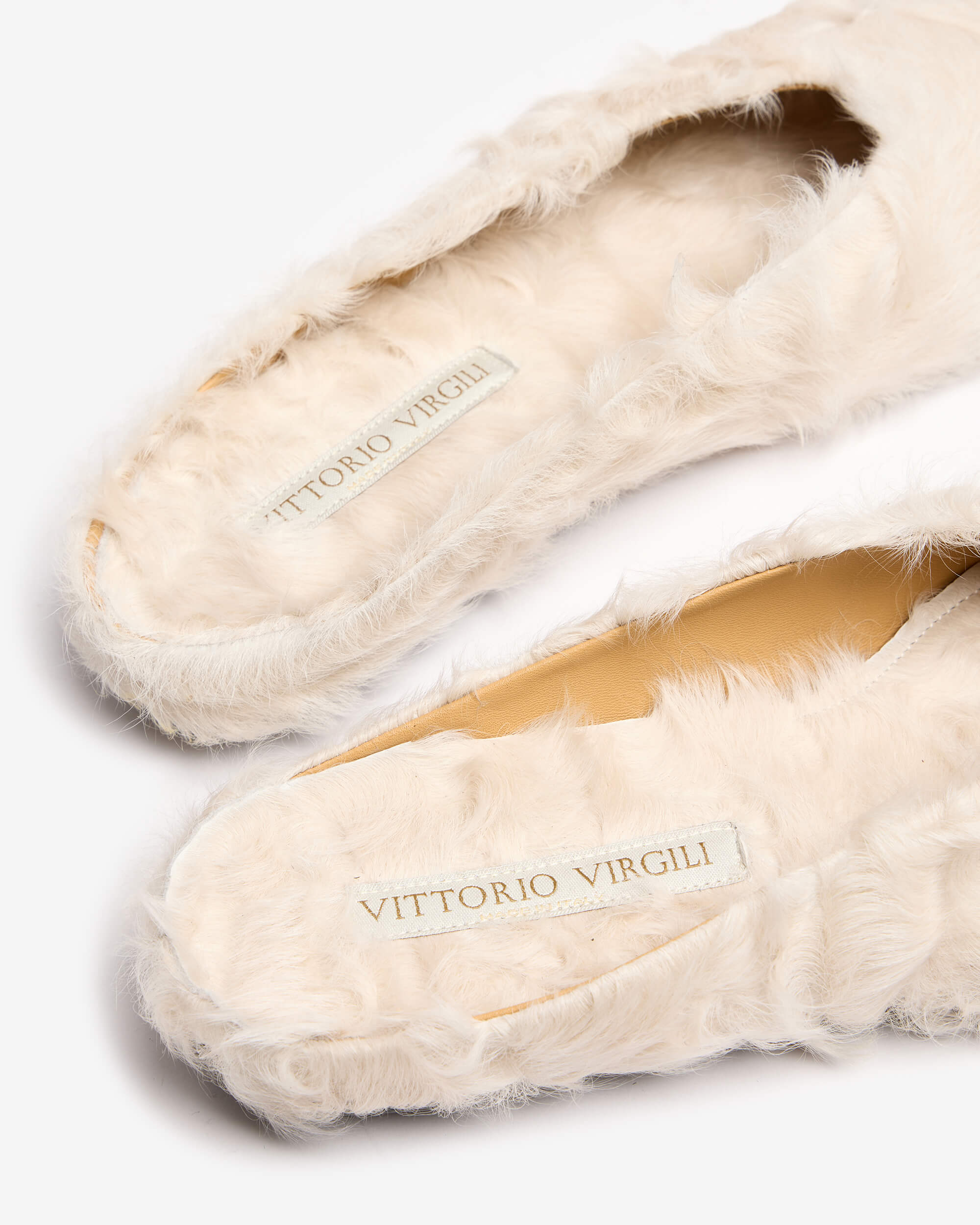 Nummia | Women's goat fur ballet flat